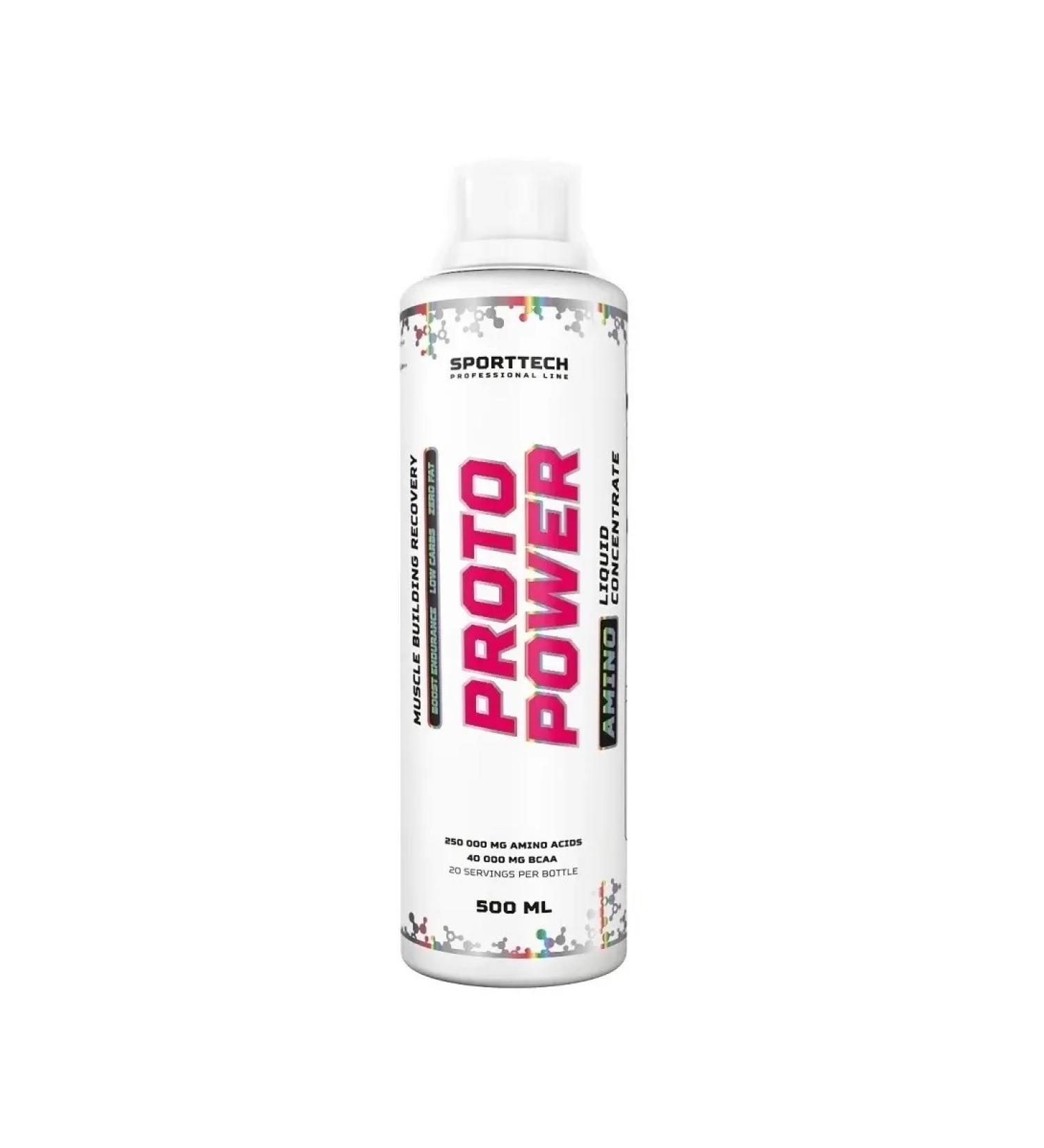 Sports technologies Amino acids Proto Power 500 ml Black Currant-Slukva