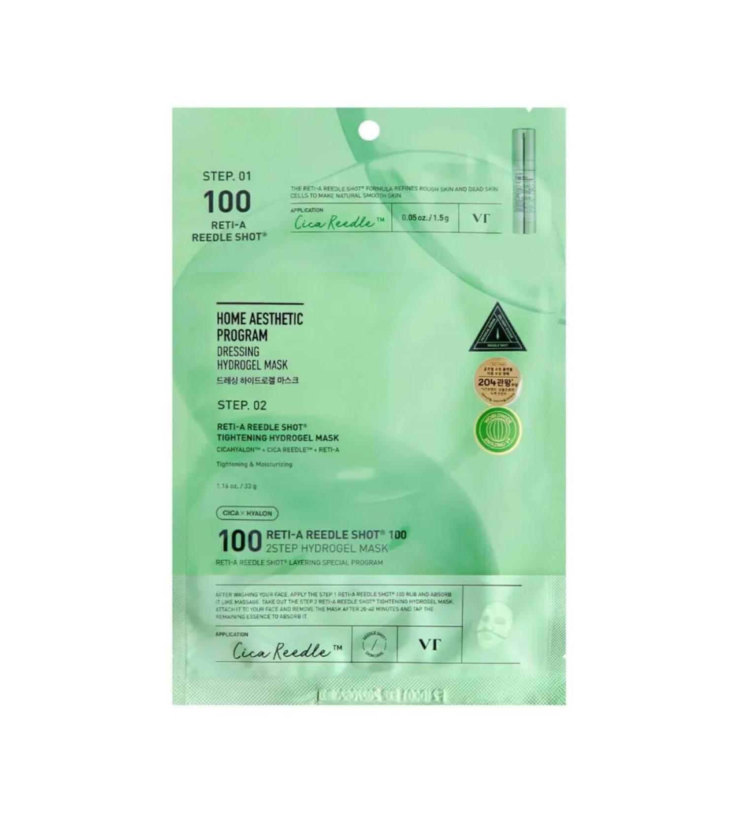 VT Cosmetics Hydrogel mask with microeles and retinol 1 pcs - Buy Online on GoSupps.com