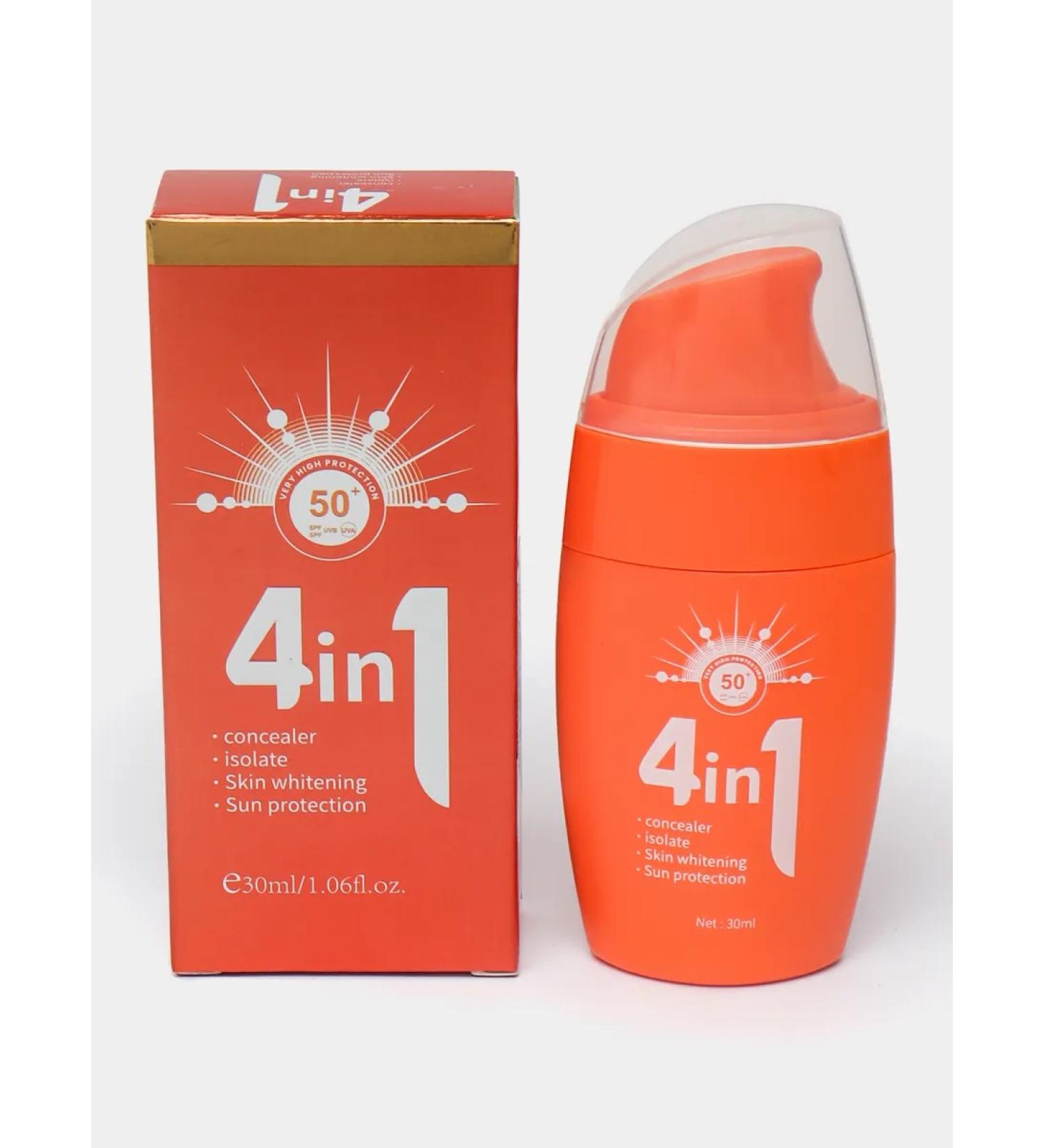 4 in 1 Sunscreen for the face and body SPF 50+ 30ml - Buy Online on GoSupps.com