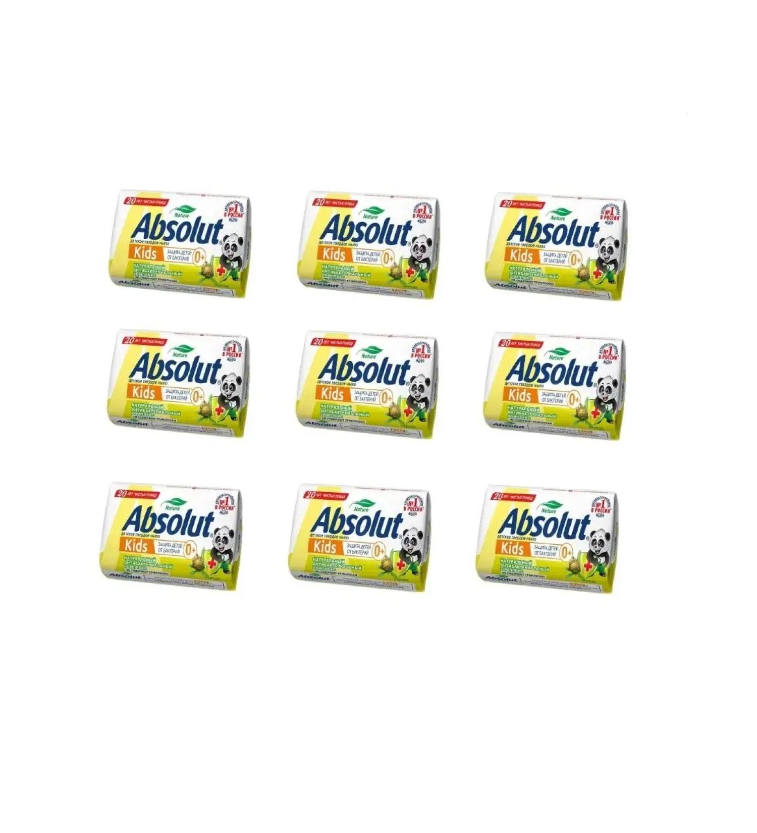 Absolute Soap toilet children's kids series 90 g 9 pcs - Buy Online on GoSupps.com