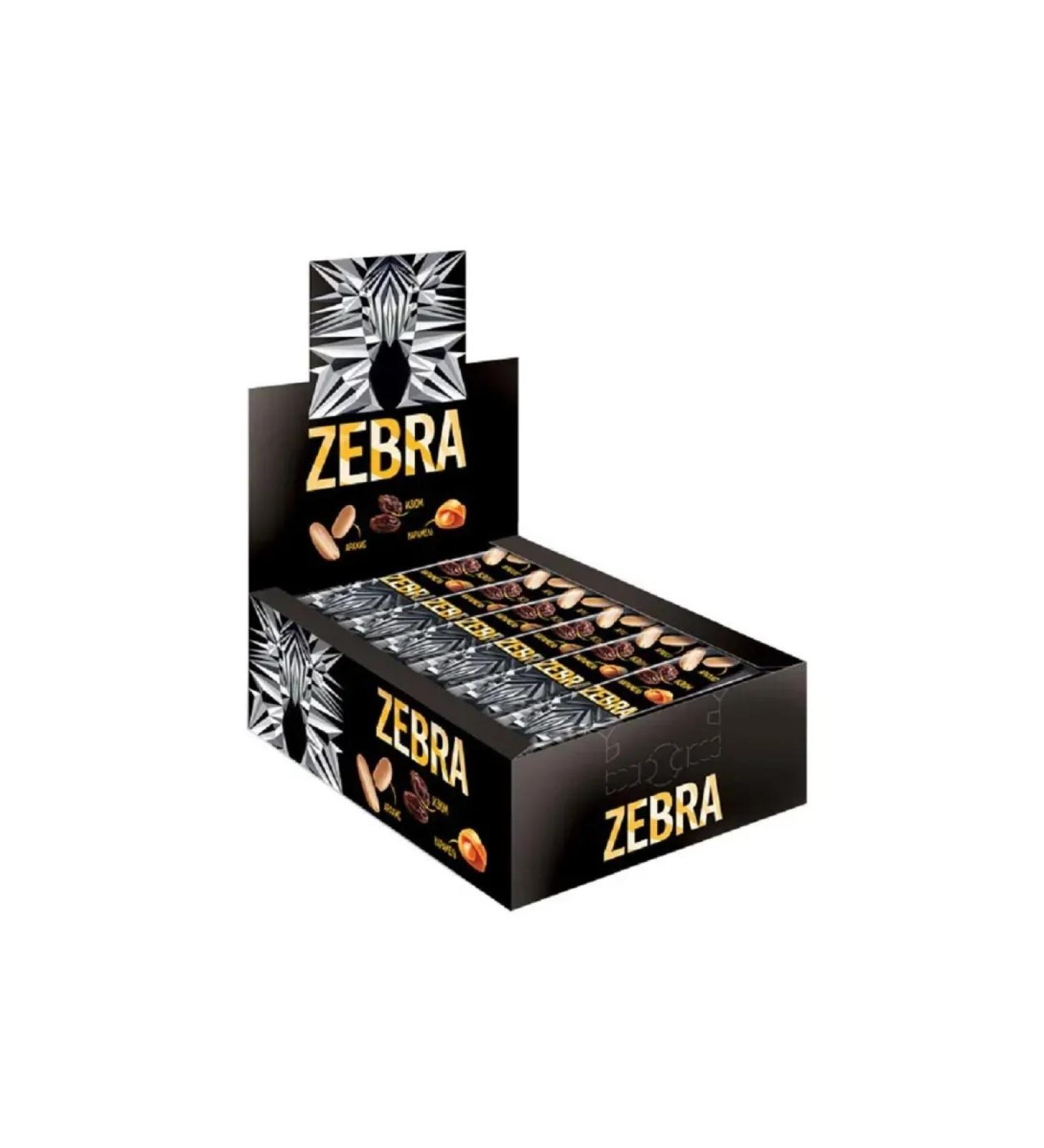 Zebra Chocolate Batonchik 40 g 15 pcs - Buy Online on GoSupps.com