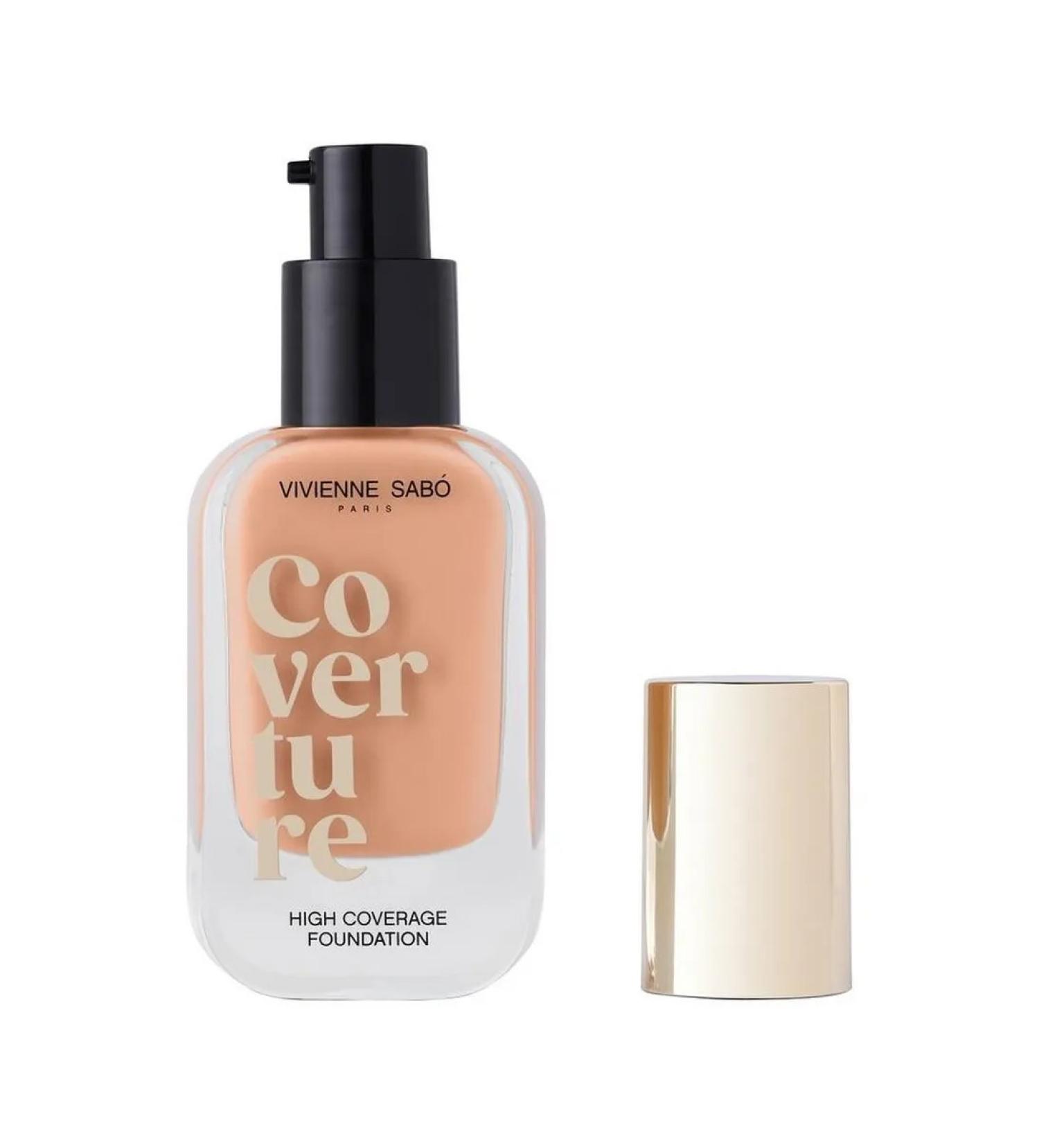 VIVIENNE SABO Tonal cream with dense coating "CoverTure" tone 04 - Buy Online on GoSupps.com