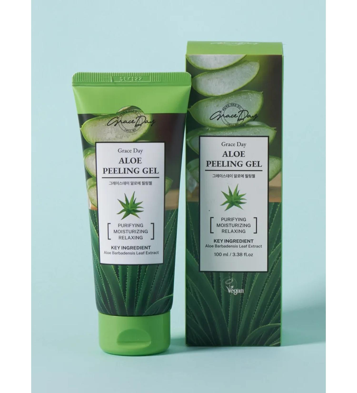 Grace Day Facial Piling with Aloe 100ml Aloe Peeling Gel - Buy Online on GoSupps.com