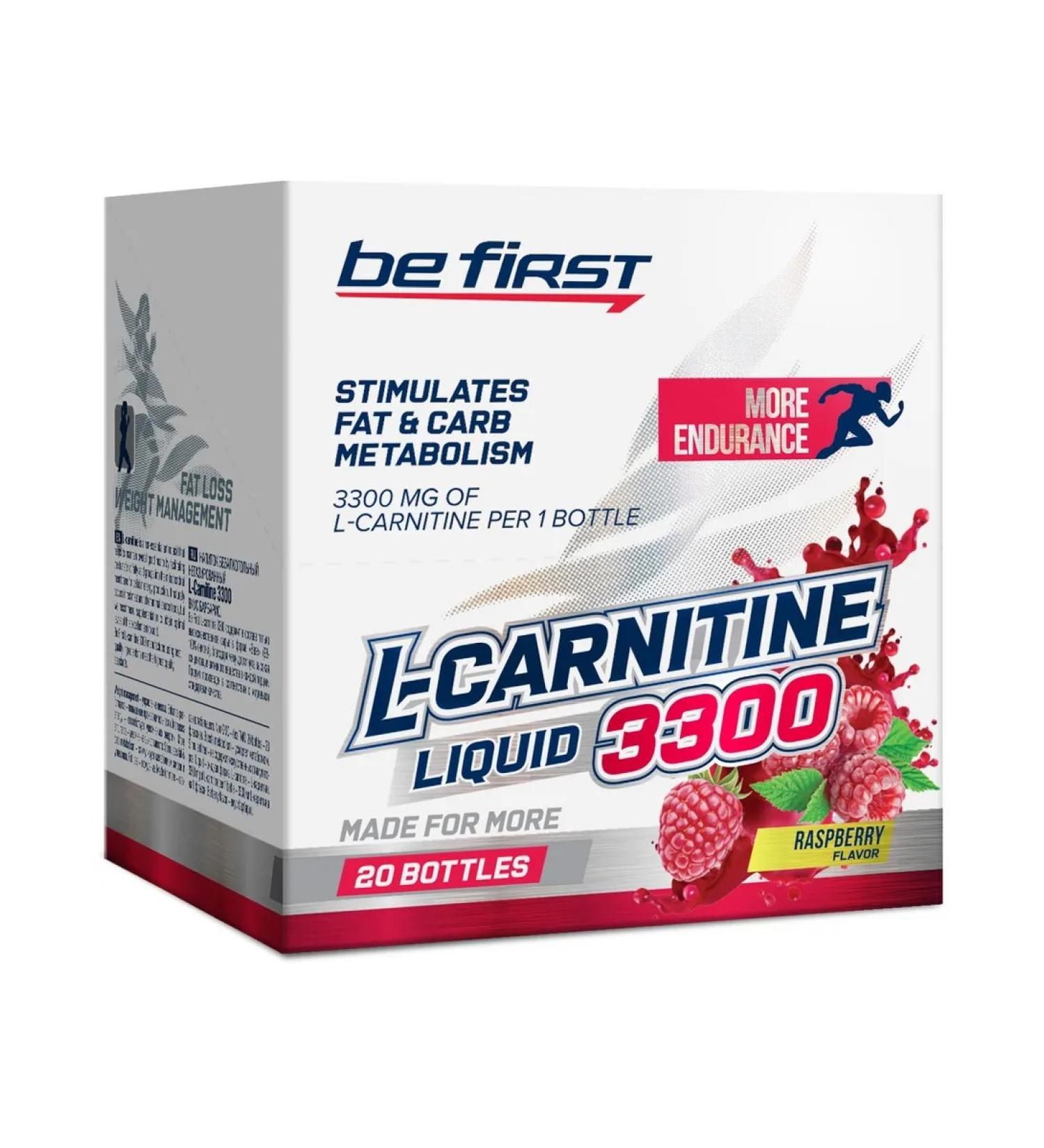 Be First L-Carnitine L-Carnitine 3300 20 AMP raspberries