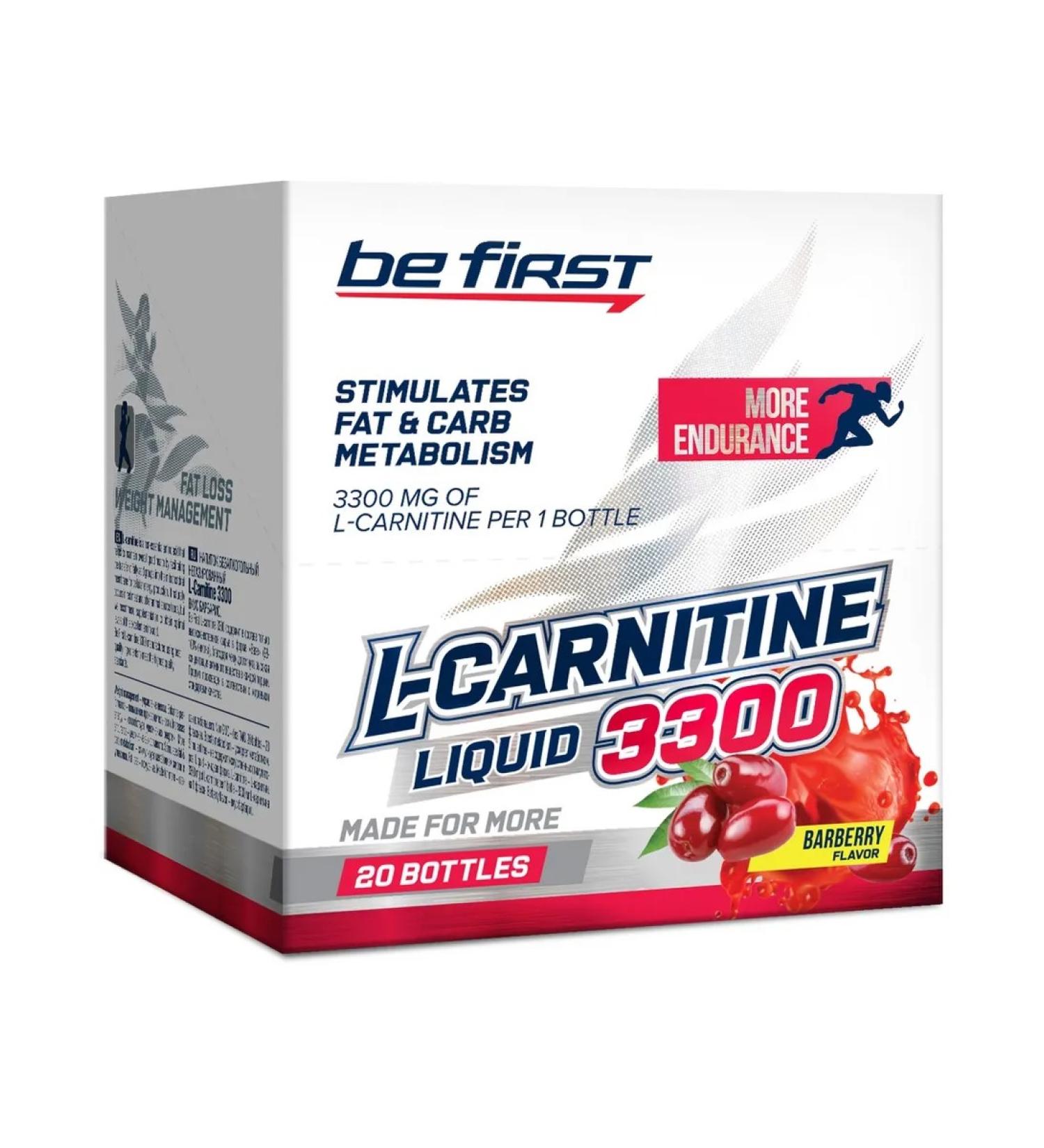 Be First L-Carnitine L-Carnitine 3300 20 AMP Barberry