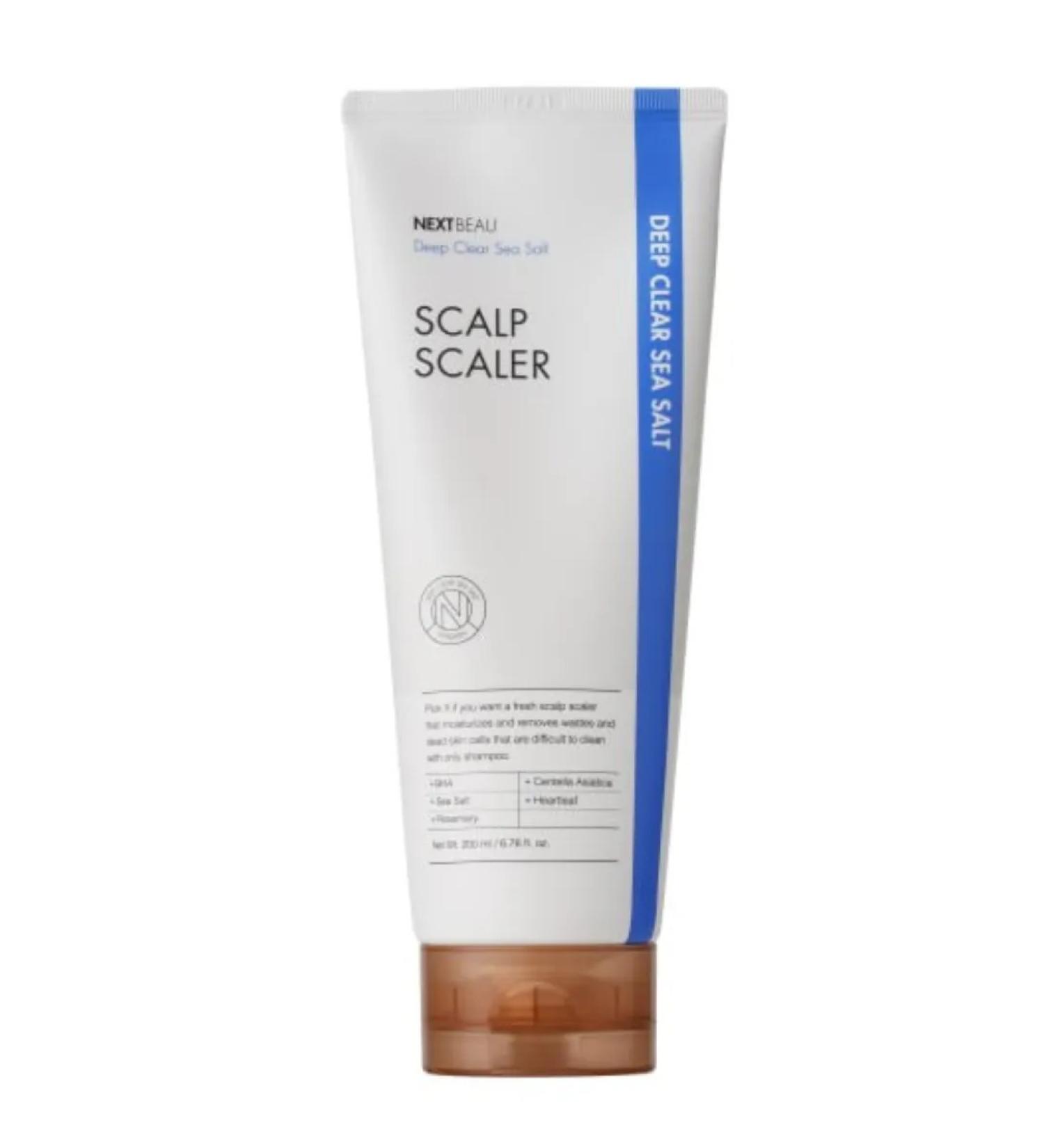 Nextbeau Scrub for scalp with sea salt 200 ml - Buy Online on GoSupps.com