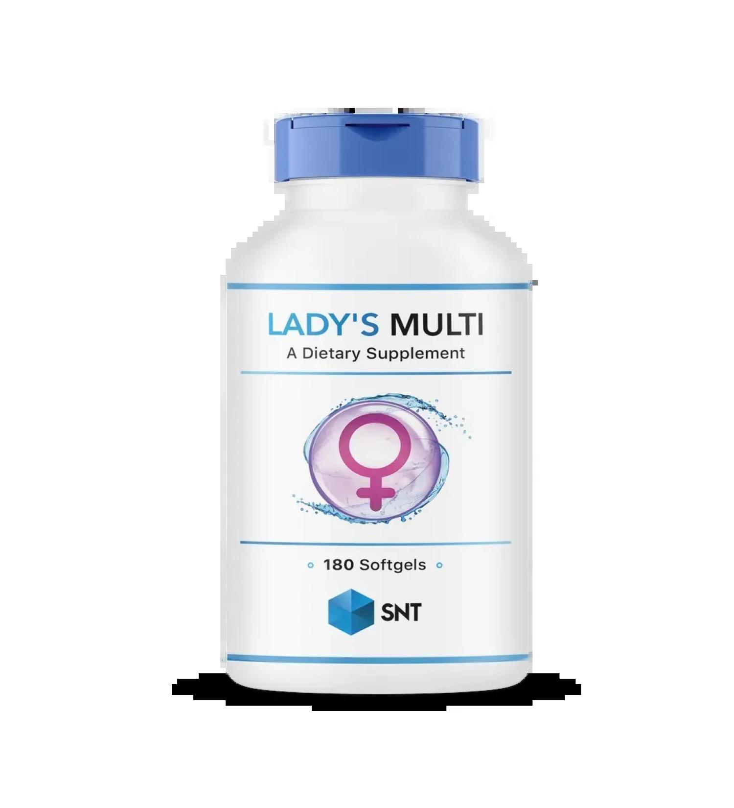 SNT Vitamins for women multivitamins Lady's Multi 180 capsules - Buy Online on GoSupps.com