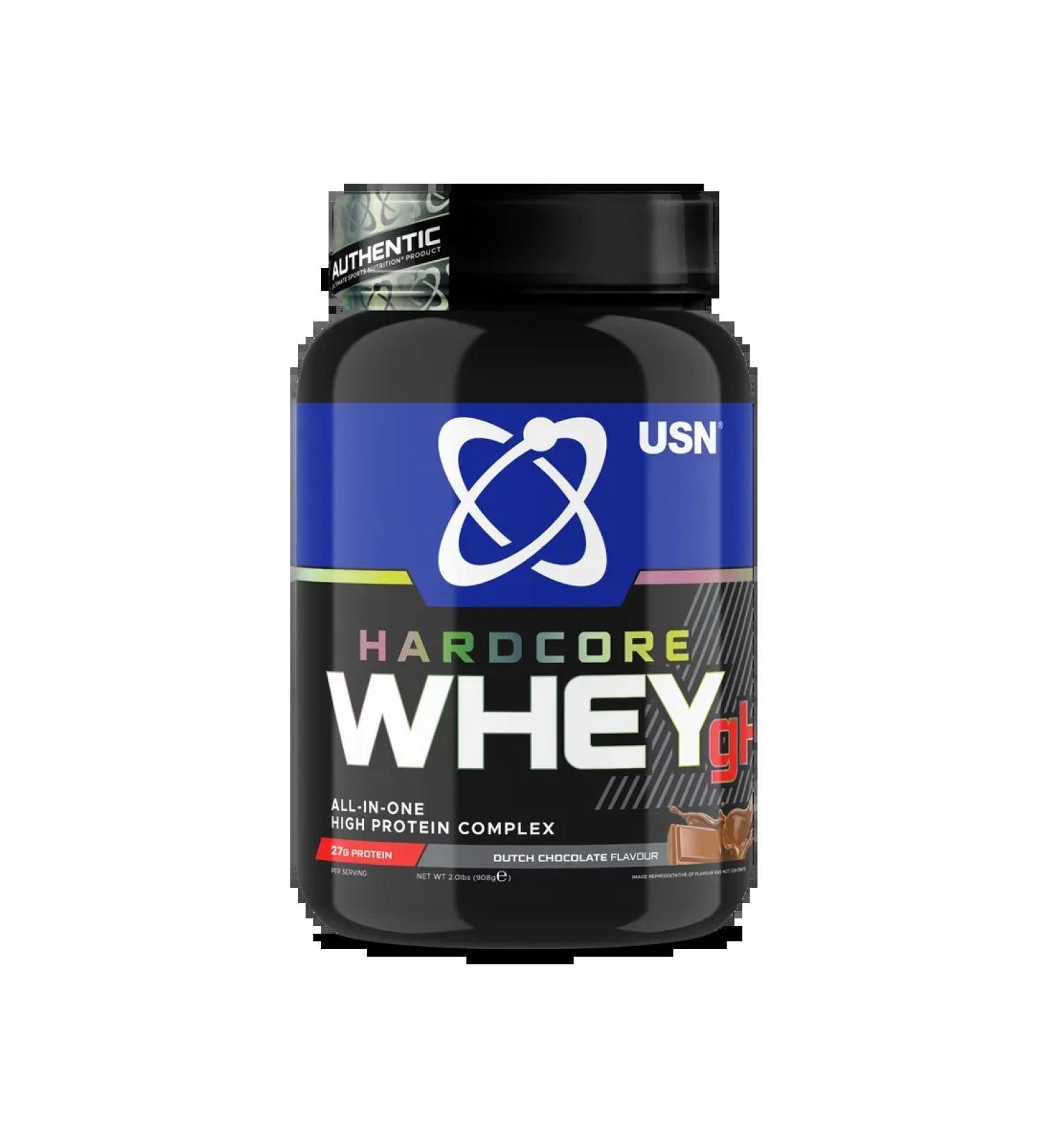 USN Serum protein Hardcore Whey 908 gr Chocolate - Buy Online on GoSupps.com