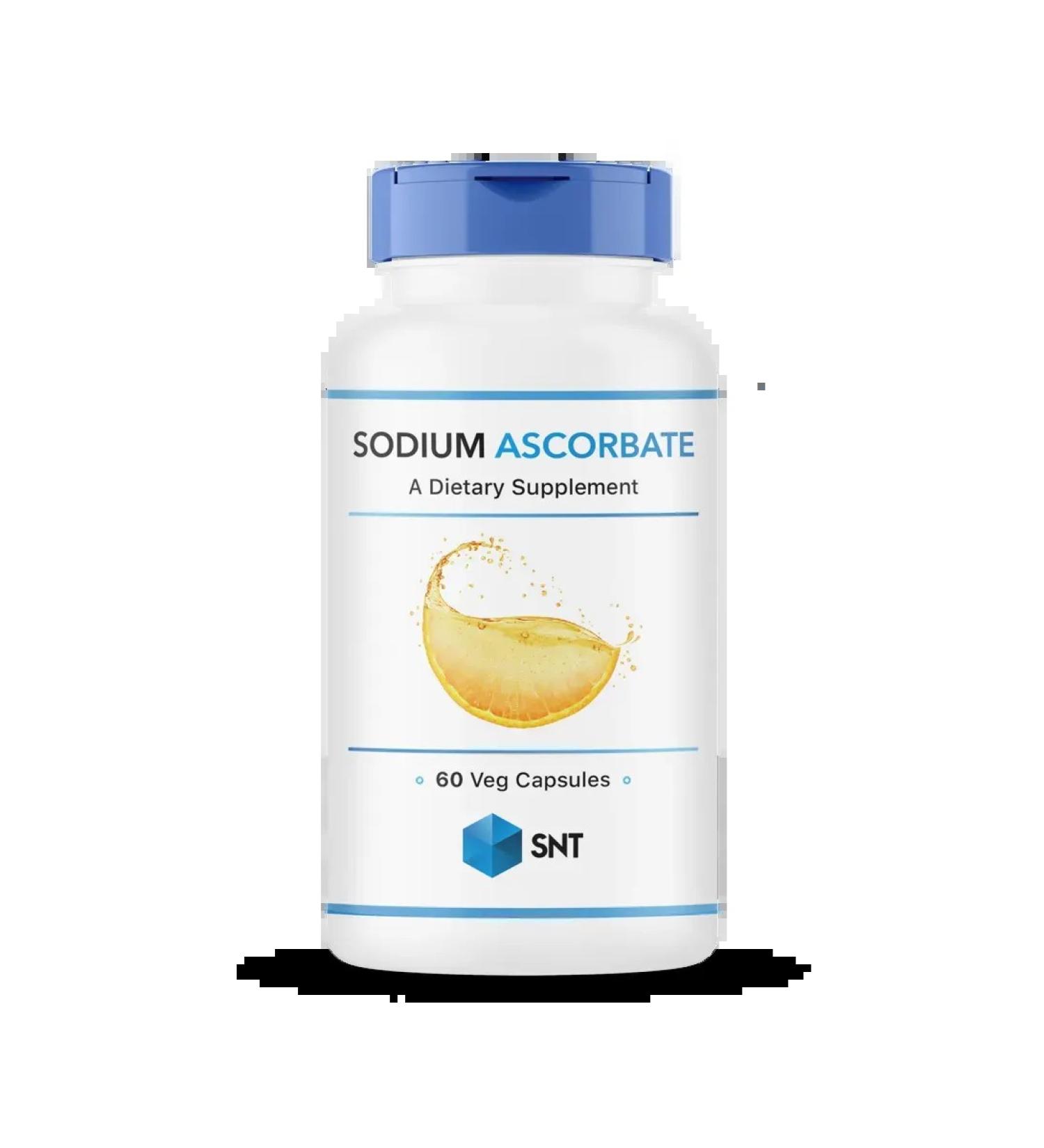 SNT Vitamin C sodium ascorbate 750 mg 60 kap - Buy Online on GoSupps.com