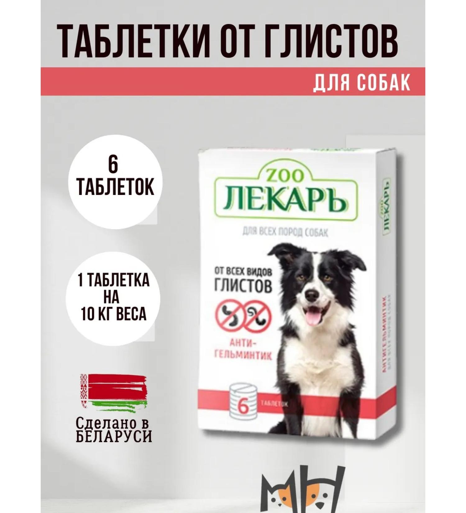 ZOO Doctor Workers from worms for dogs 6pcs - Buy Online on GoSupps.com