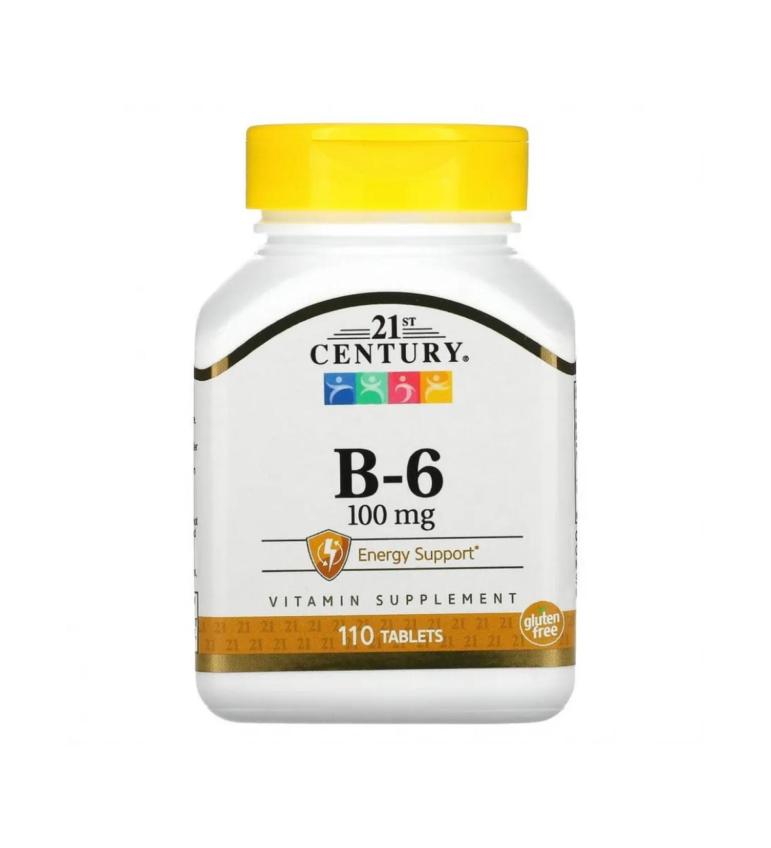 21st Century B6 100 mg 110 tablets
