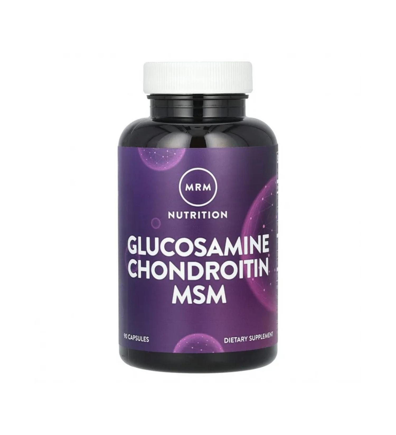 MRM Nutrition MRM glucosamine with chondroitin and MSM 90 capsules