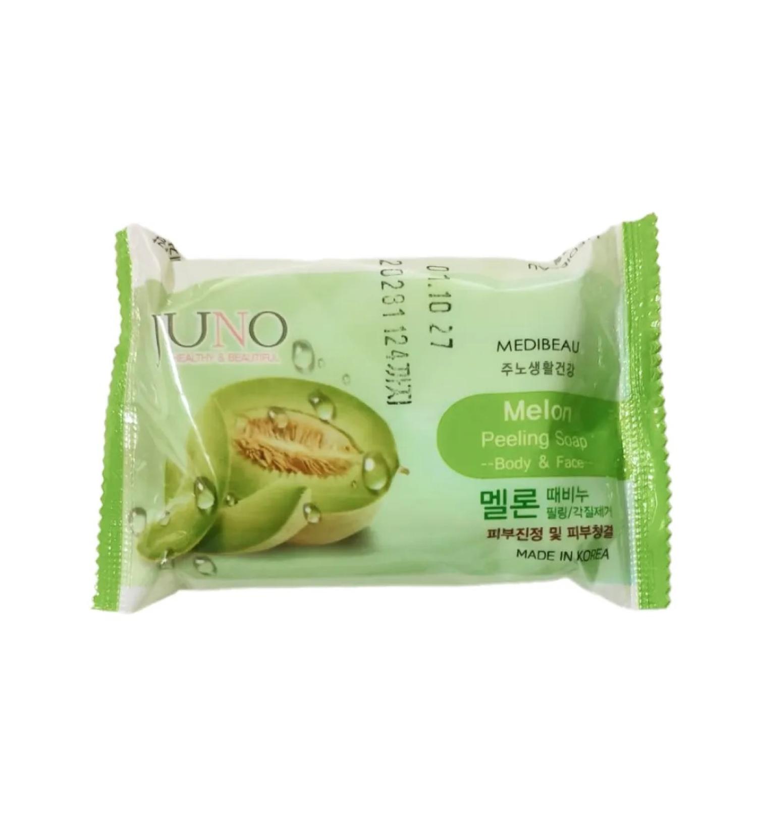 MEDIBEAU Cosmetic peeling soap for face and body with melon extract