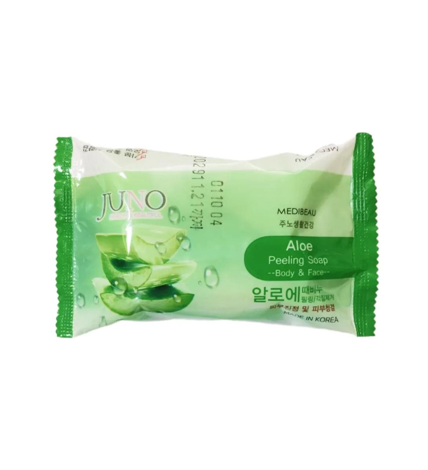 MEDIBEAU Cosmetic peeling soap for face and body with aloe extract