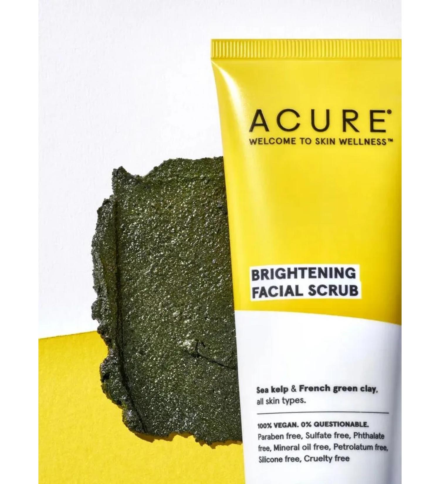 Acure Facial Scrub with Algae and Clay 118ml (2 236ml - Buy Online on GoSupps.com