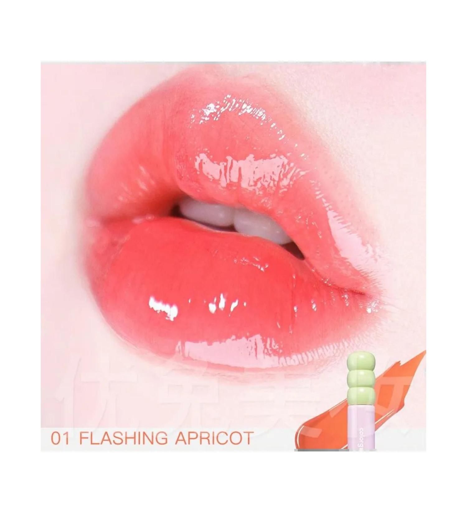 Colorgram lip gloss Dew 01 Flashing Apricot - Buy Online on GoSupps.com