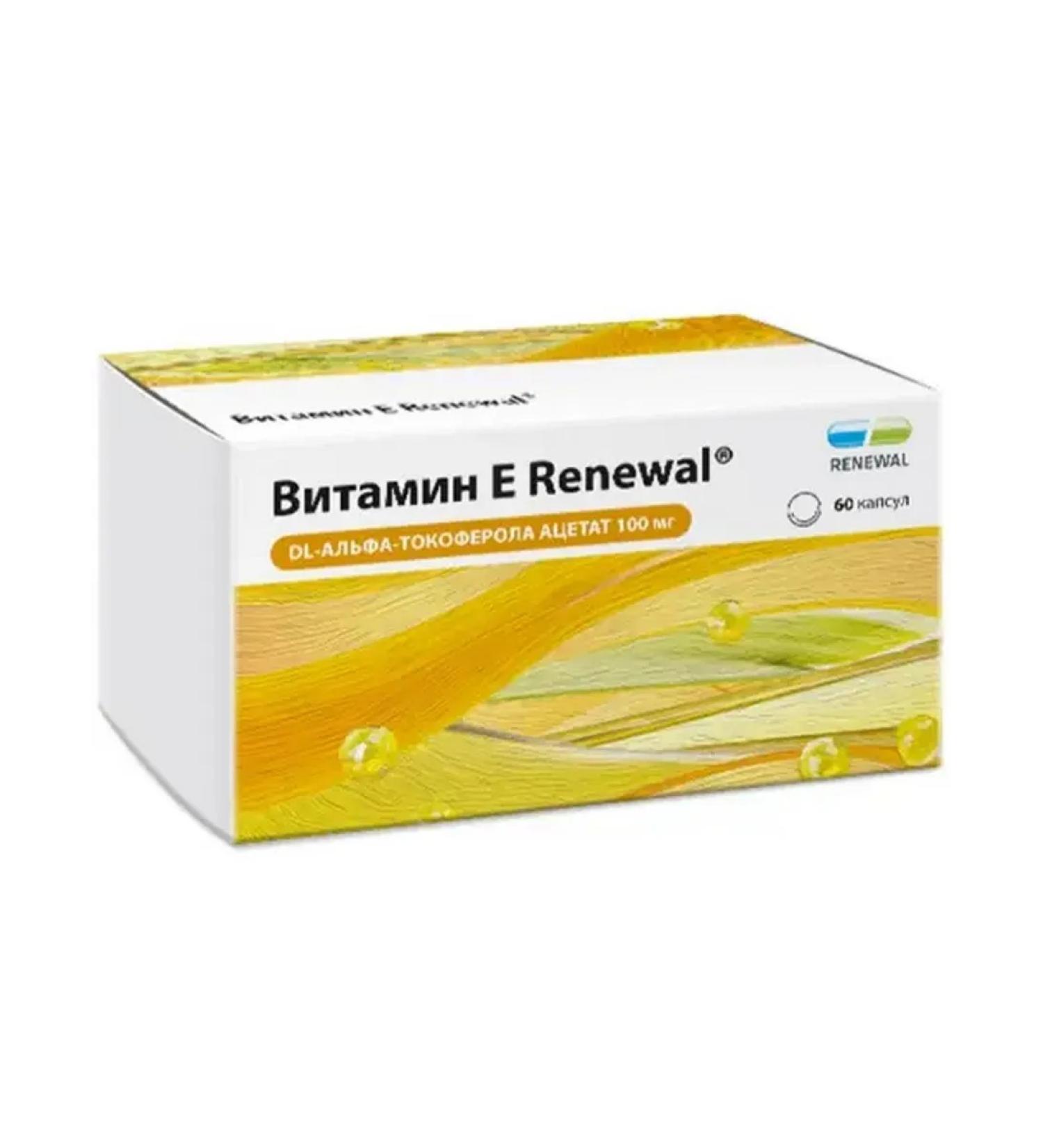 RENEWAL Vitamin E 60 capsules