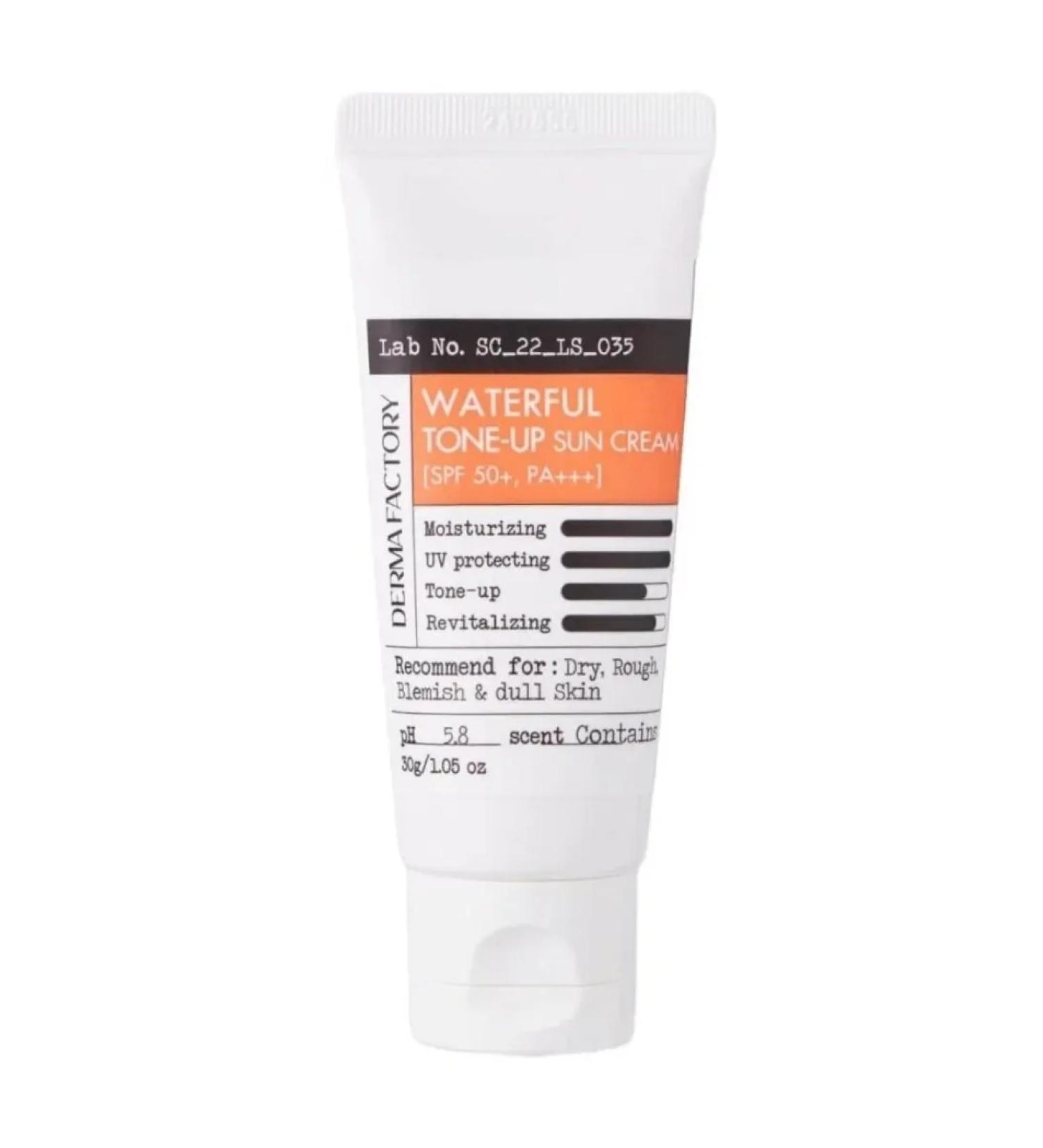 DERMA FACTORY Sunscreen with an extract of sea buckthorn SPF 50+ - Buy Online on GoSupps.com