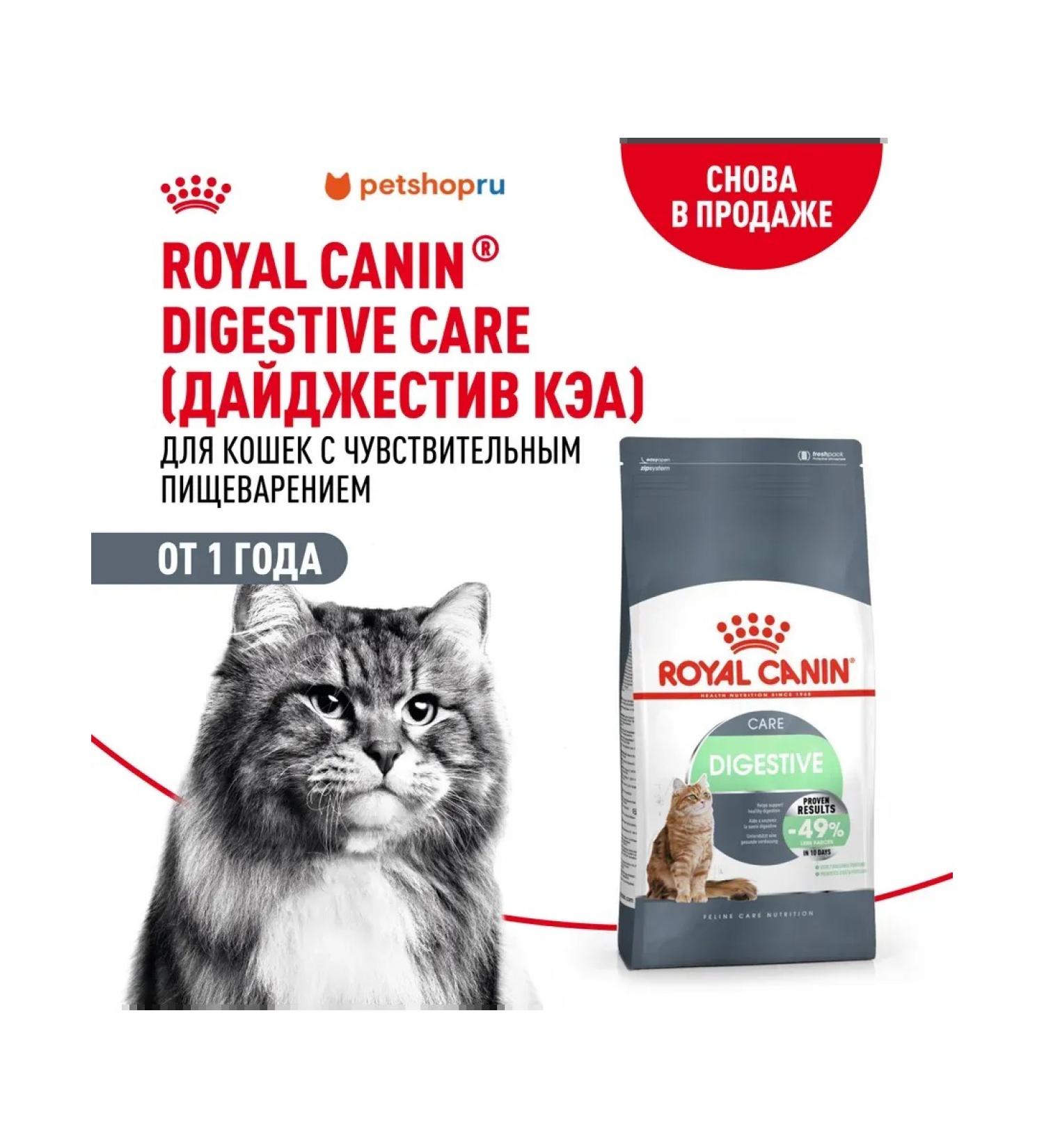 ROYAL CANIN Digestive dry cat food 400 gr - Buy Online on GoSupps.com