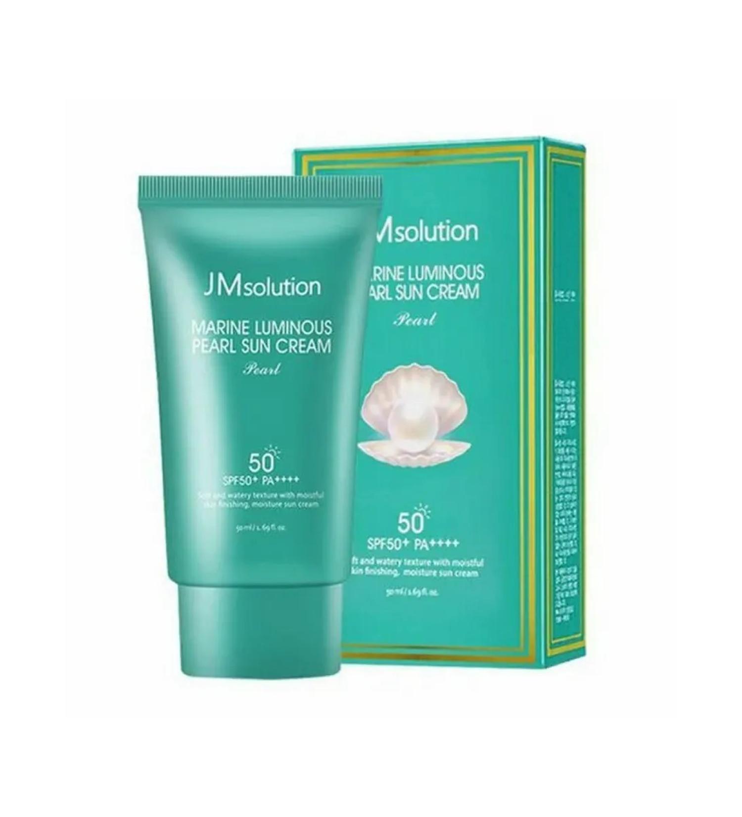 JMSolution Moisturizing sunscreen with pearls