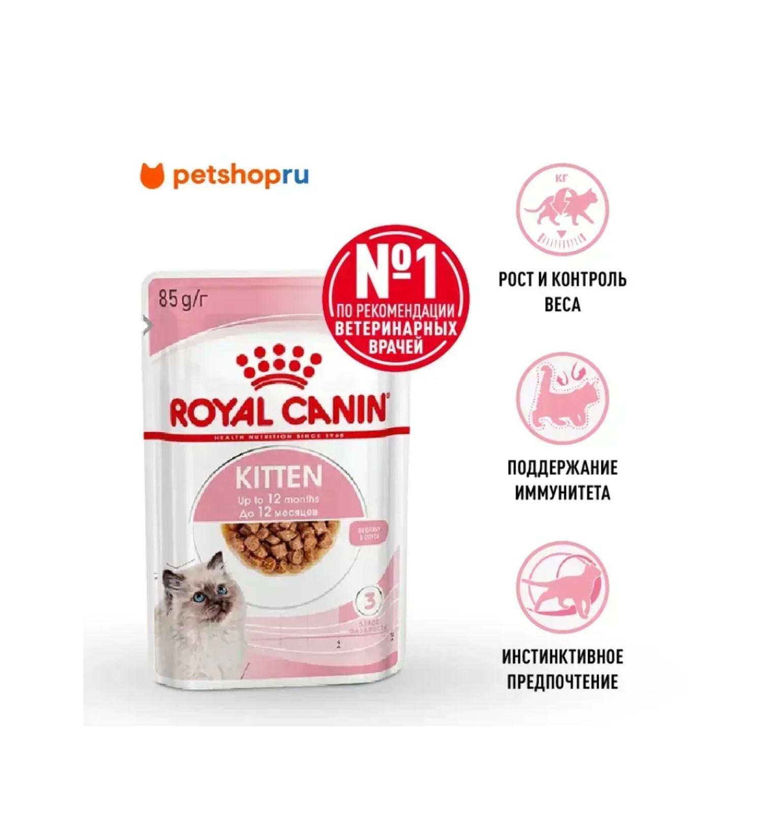 ROYAL CANIN Kitten Wet feed for kittens 1 spider 85 gr - Buy Online on GoSupps.com
