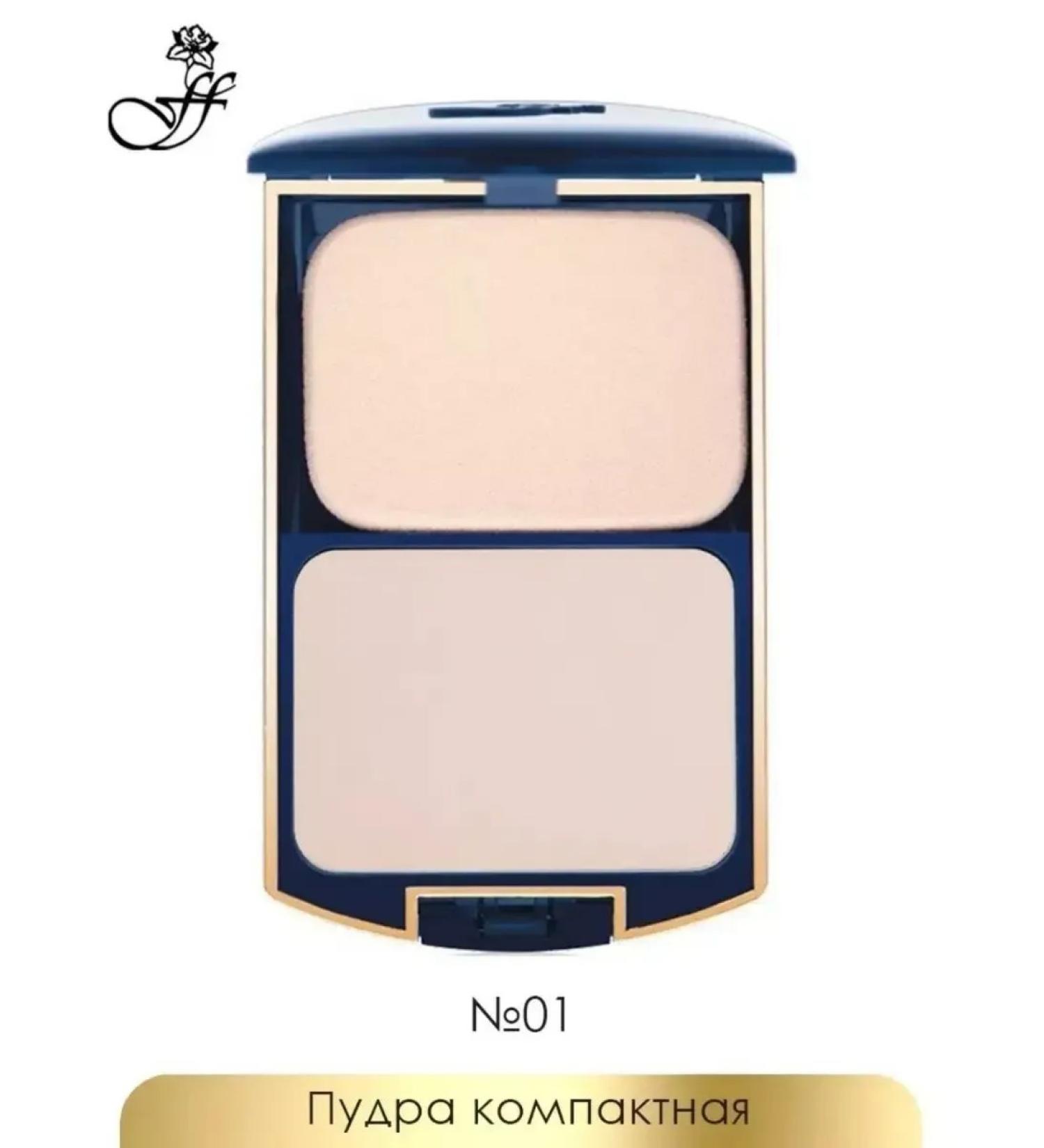 Didor Cosmetics Compact powder 2V1 TK-12 Elephant bone No. 01 - Buy Online on GoSupps.com
