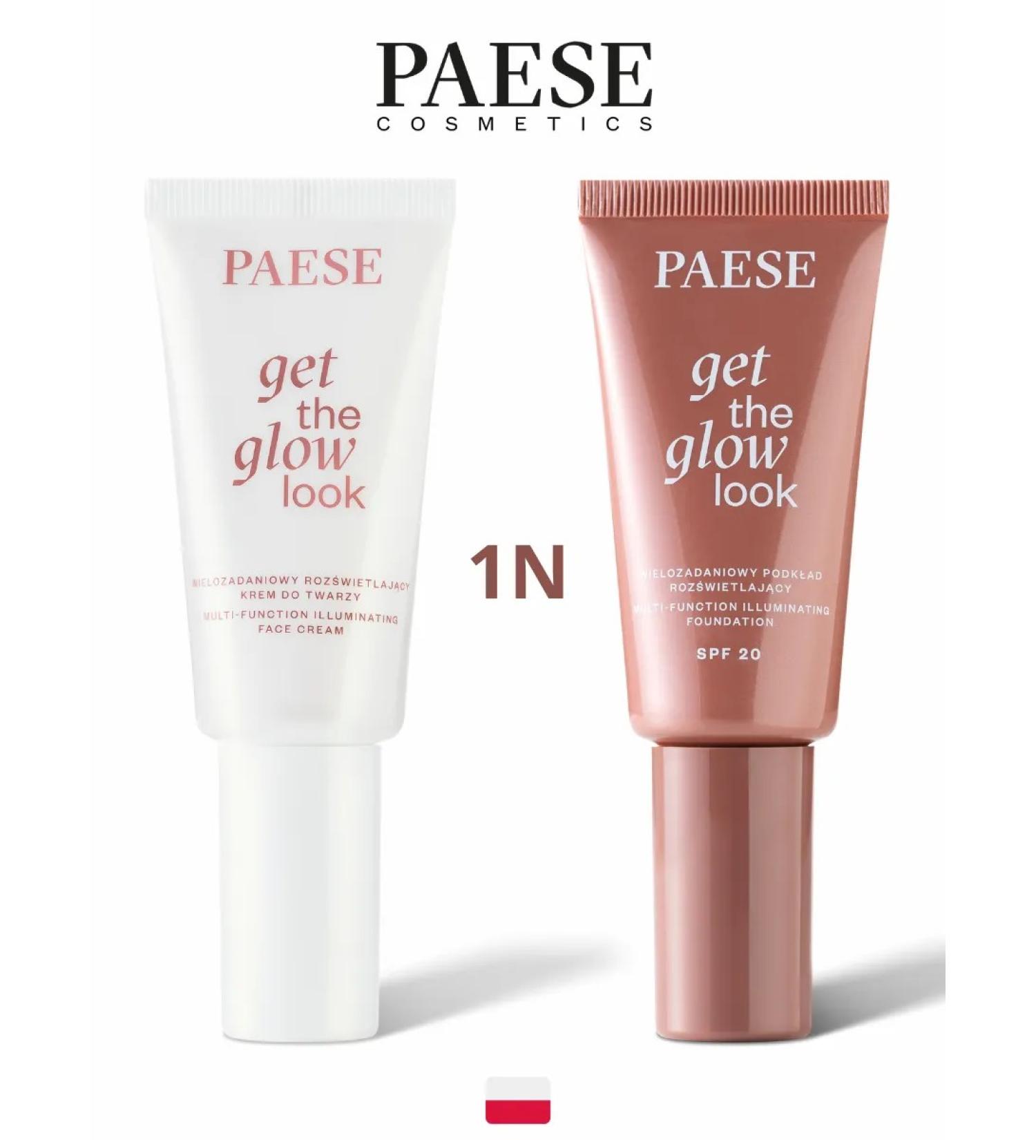 PAESE Get the Glow Look set base and foundation tone tone 1n