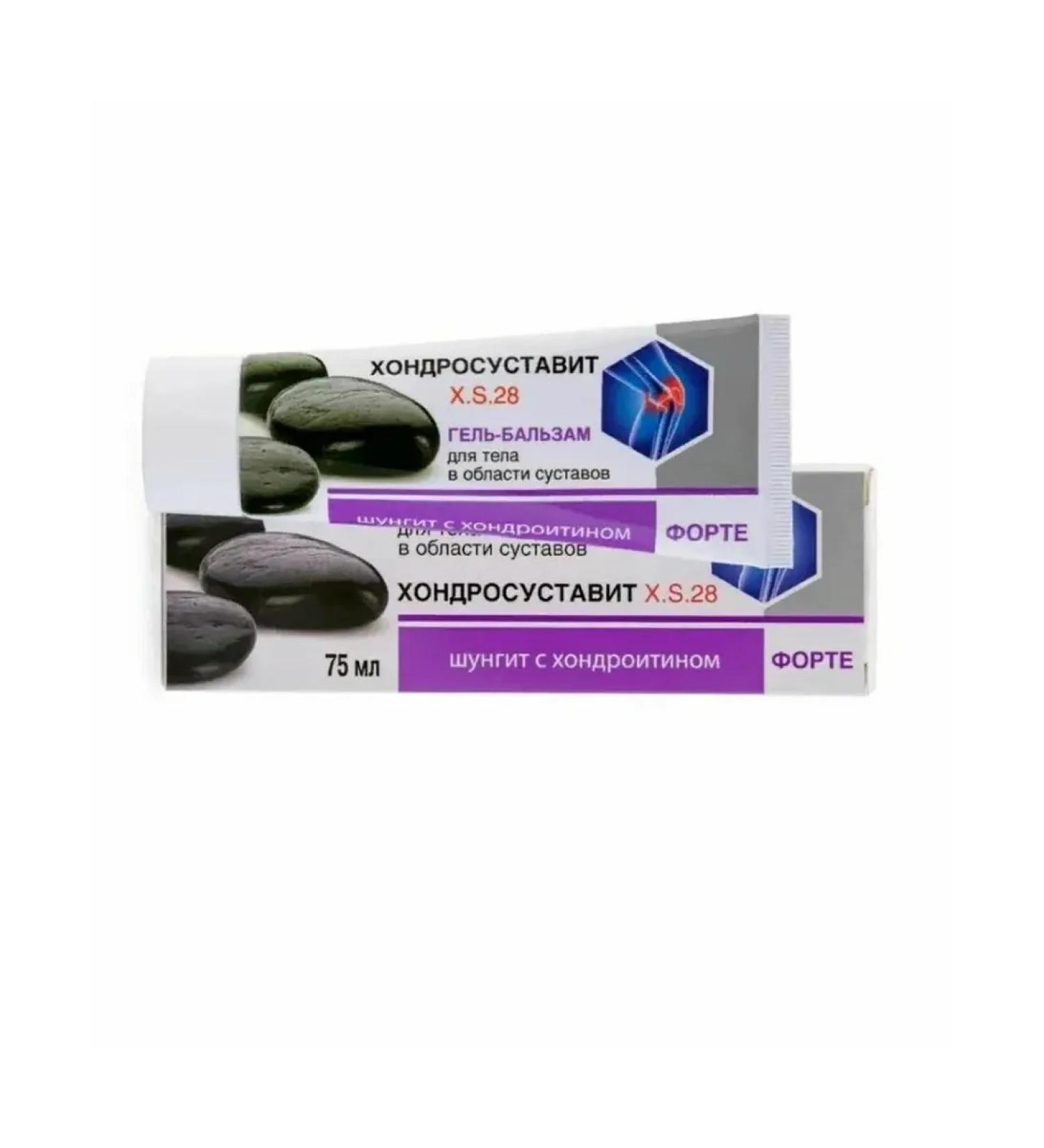NATURAL PHARMACY Shungit gel-balsam for joints Chondrosyustov X.S.28 75 ml - Buy Online on GoSupps.com