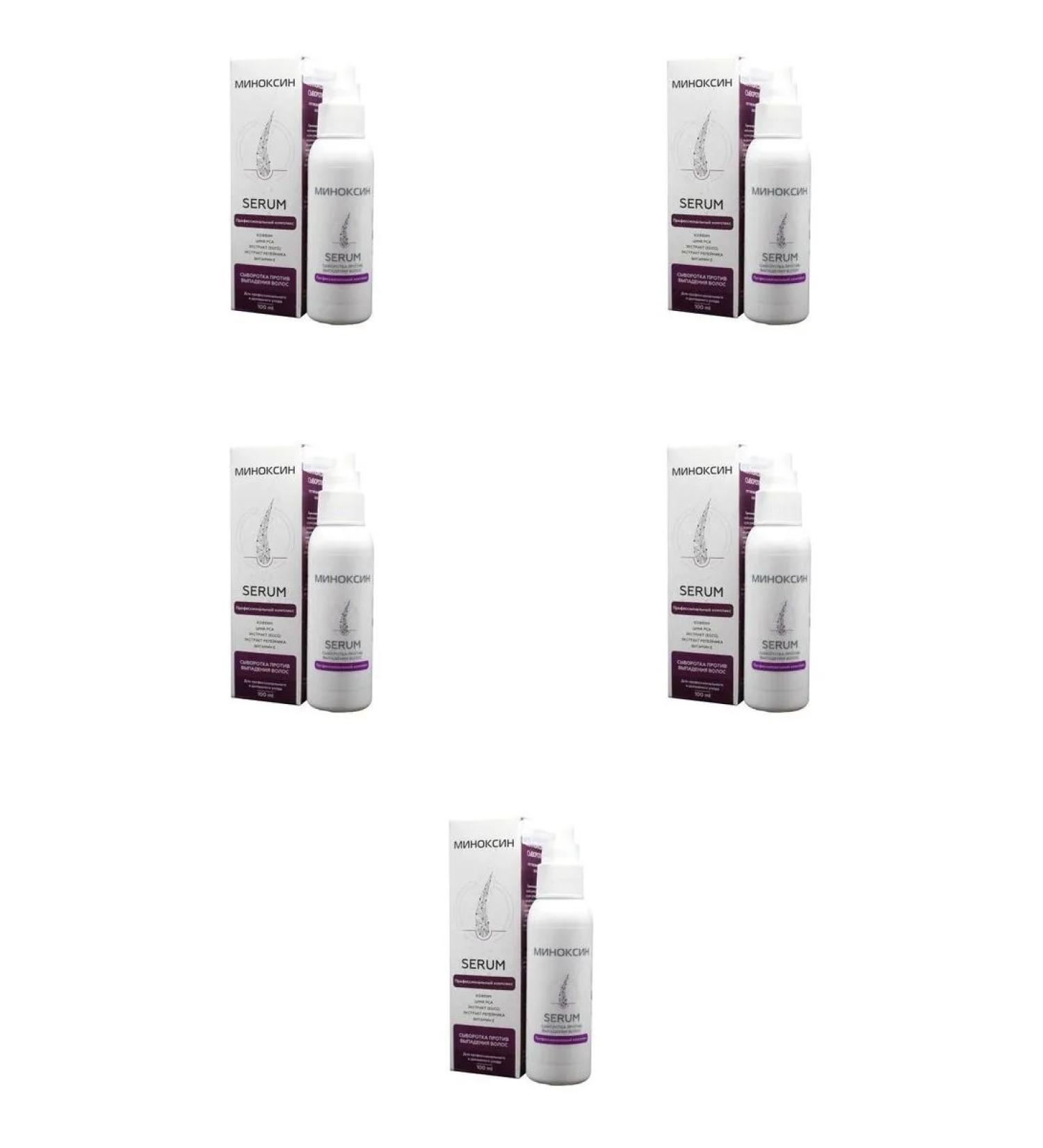 MINOXIN serum serum against hair loss 100ml 5 pcs
