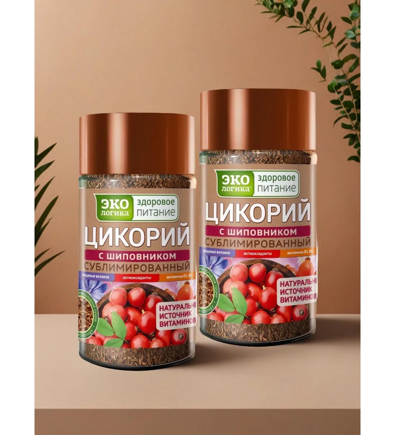 EcoLogic Tsikoria with rosehip 2 pcs 85 grams - Buy Online on GoSupps.com