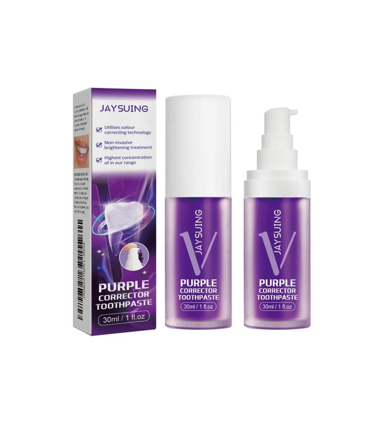 Violet toothpaste for bleaching (30 ml) - Buy Online on GoSupps.com