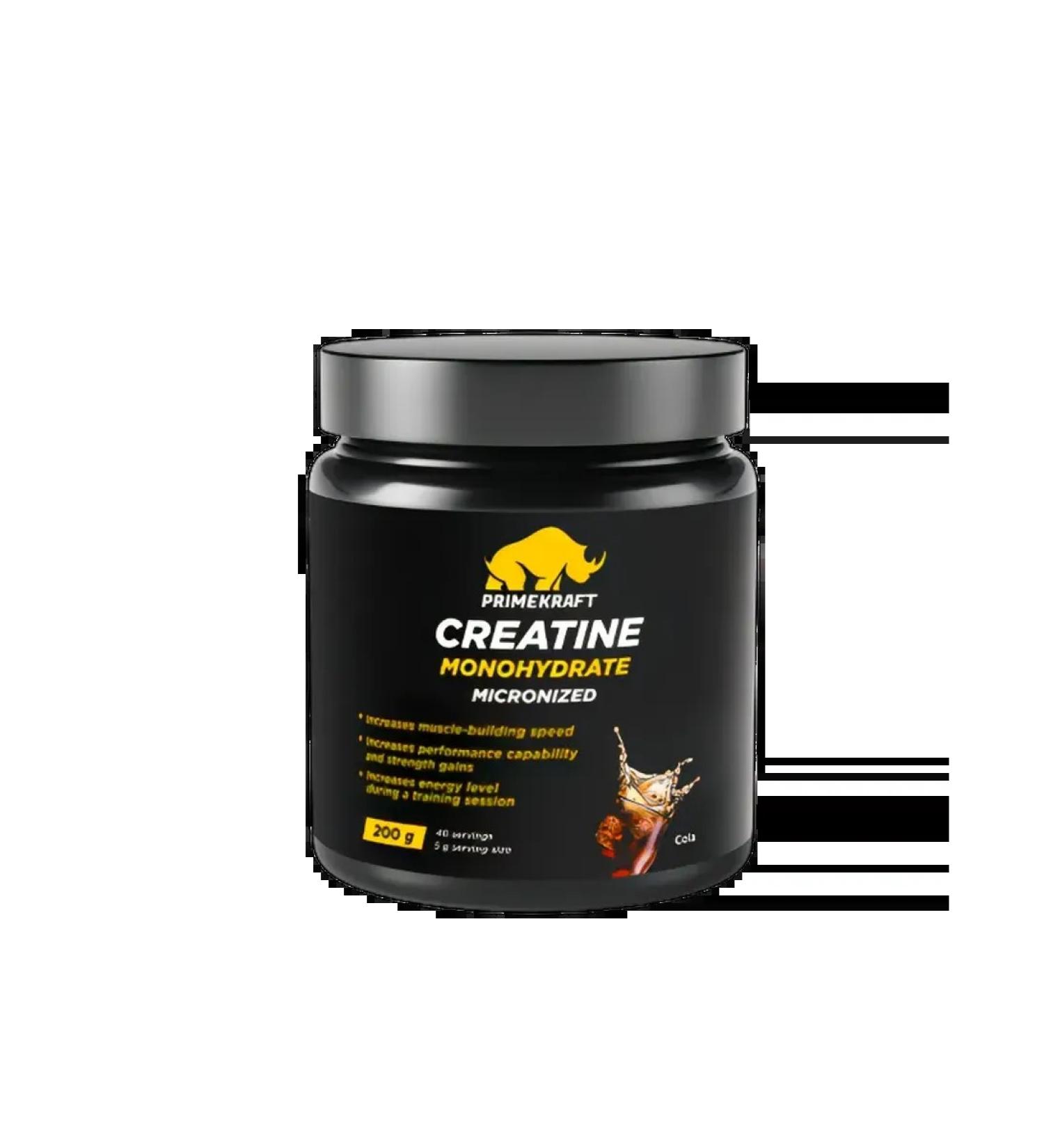 Prime Kraft Creatine Creatine Monohydrate 200g Cola - Buy Online on GoSupps.com