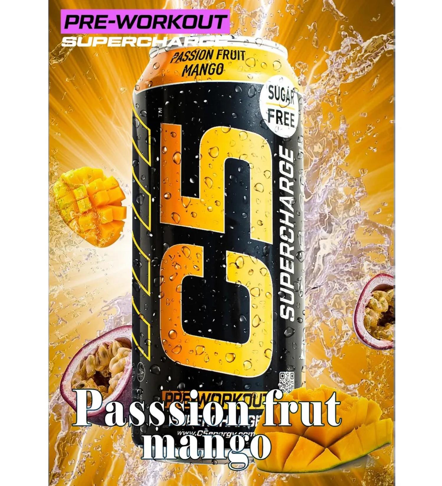 C5 Supercharge sports drink Marakuya-mango 12 w b - Buy Online on GoSupps.com