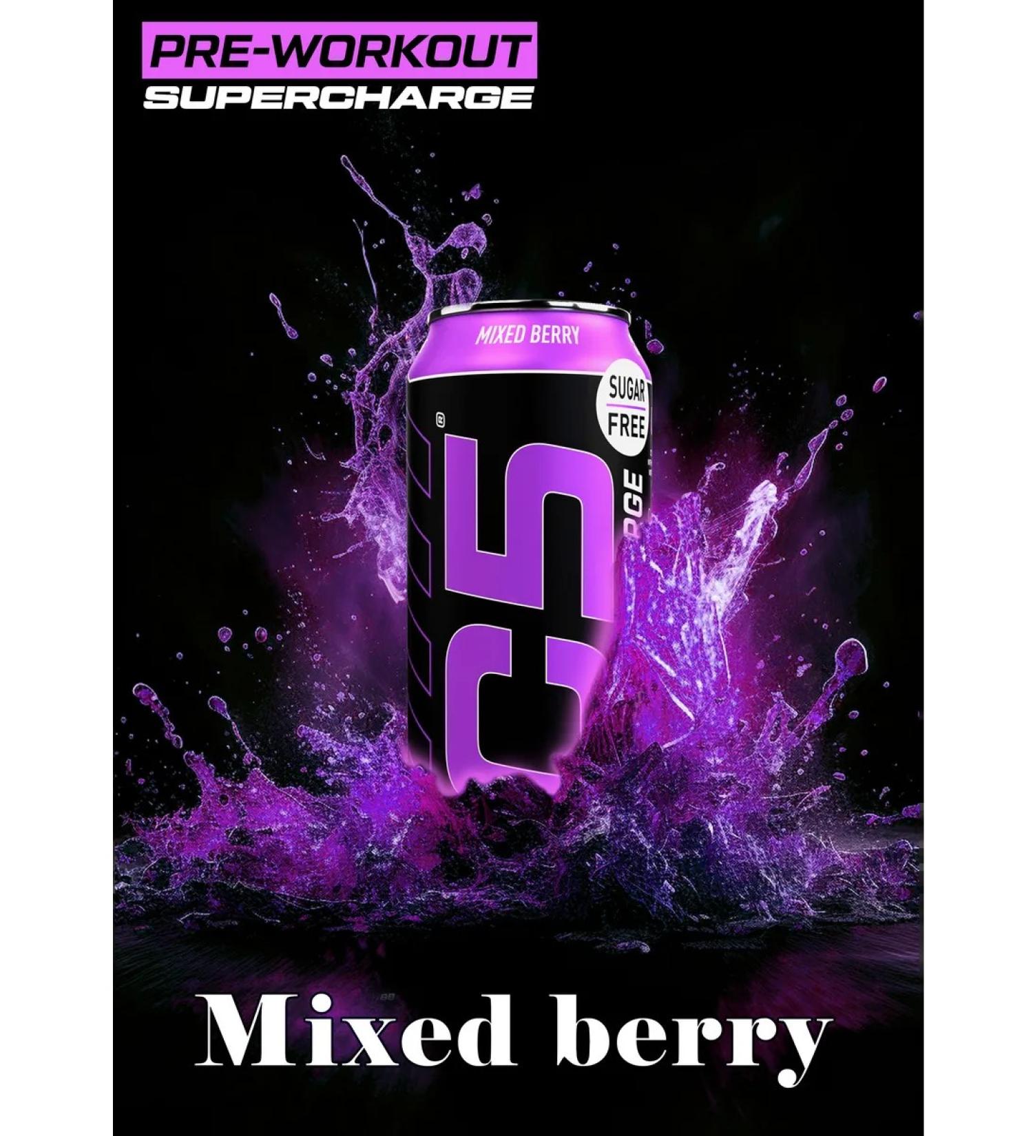 C5 Supercharge sports drink berry mix 12 g b b - Buy Online on GoSupps.com