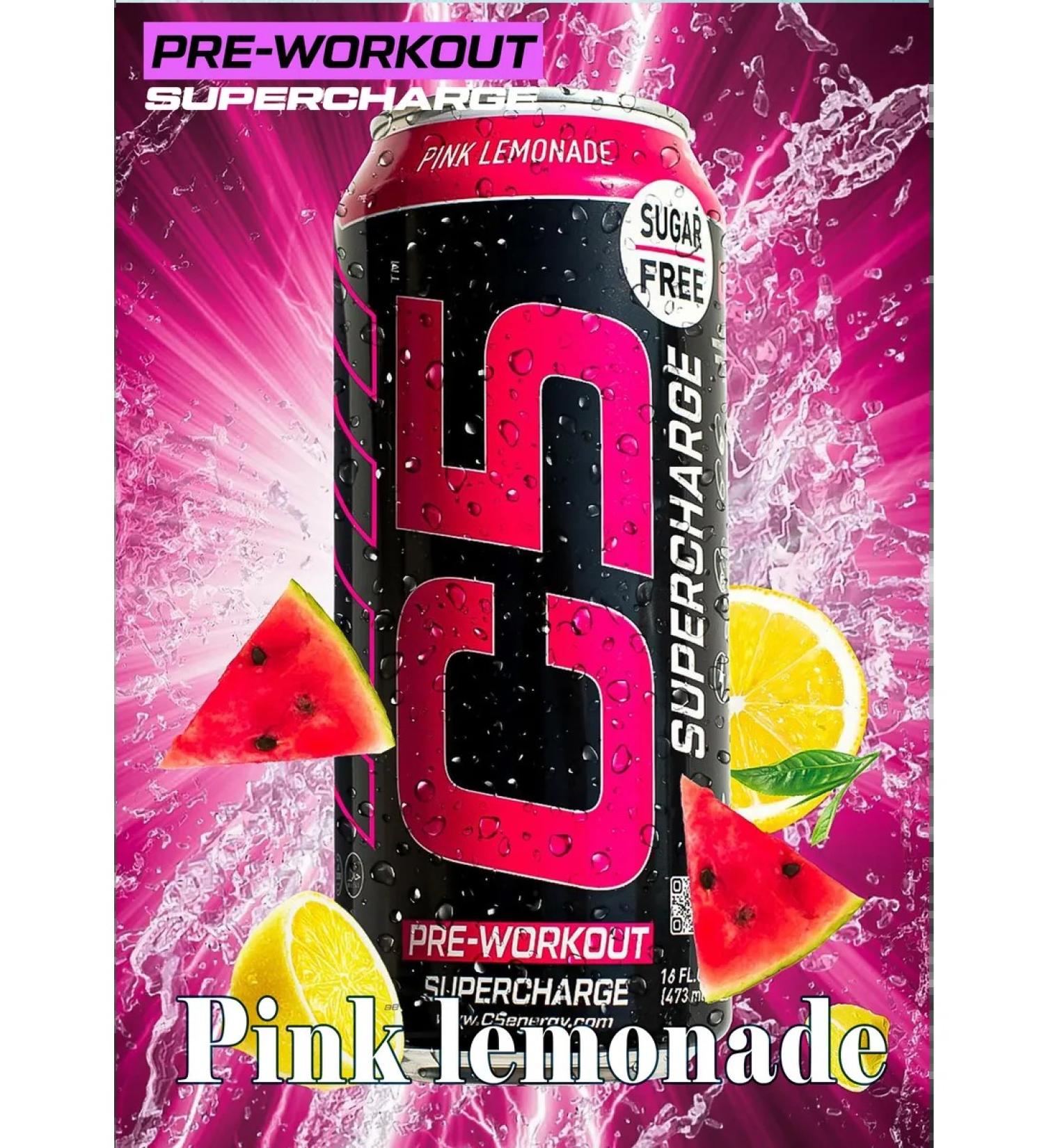 C5 SuperchaRge sports drink pink lemonade 12 g b b - Buy Online on GoSupps.com