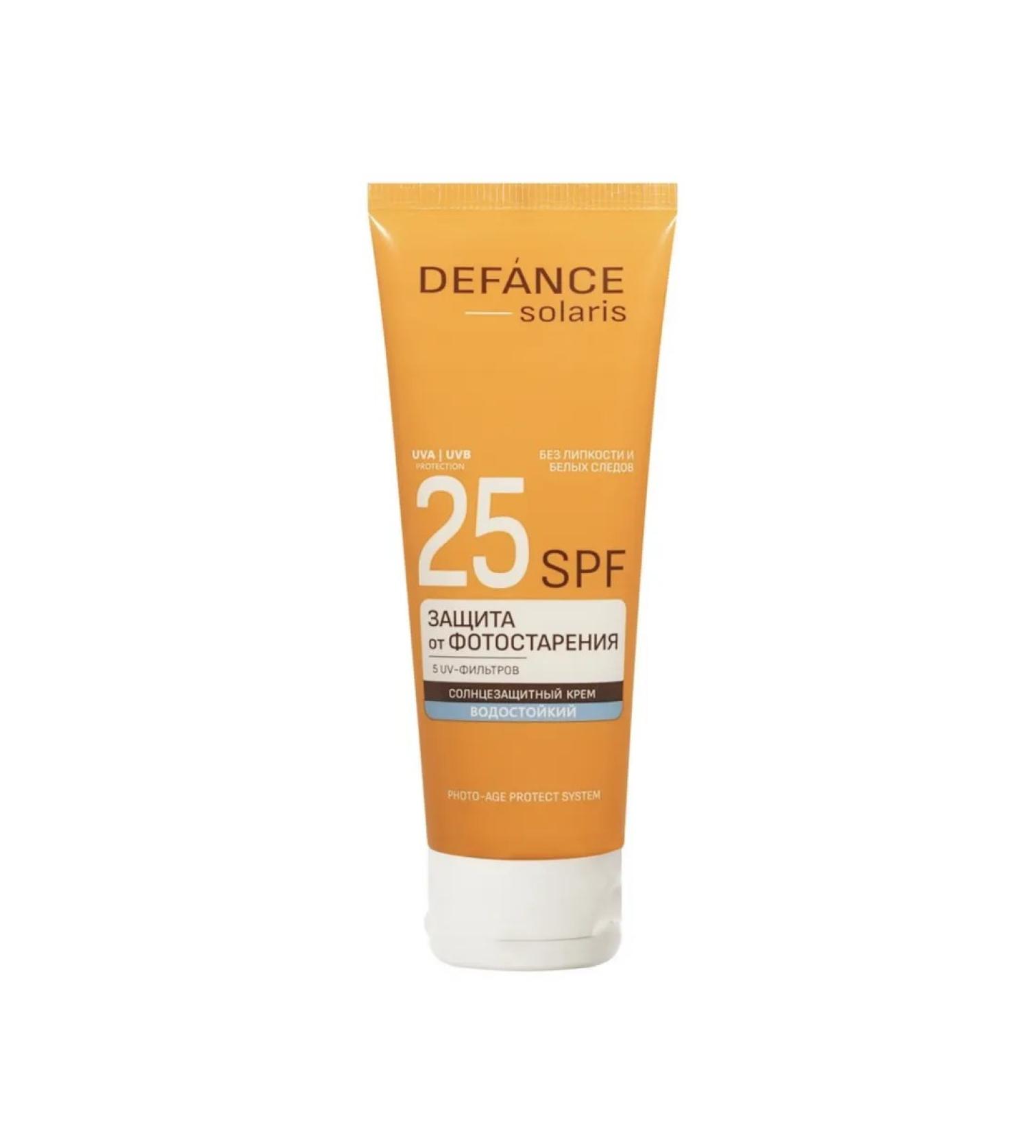 Defense Solaris Waterproof Sunscreen Body Cream SPF 25 - Buy Online on GoSupps.com
