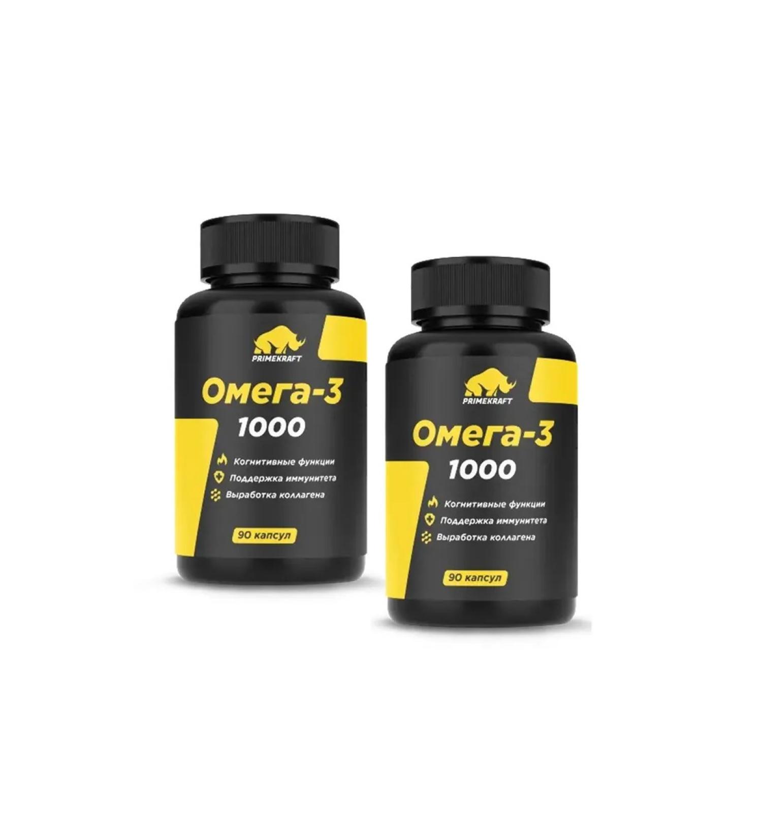 Prime Kraft Omega 3 90 capsules 2 pcs - Buy Online on GoSupps.com