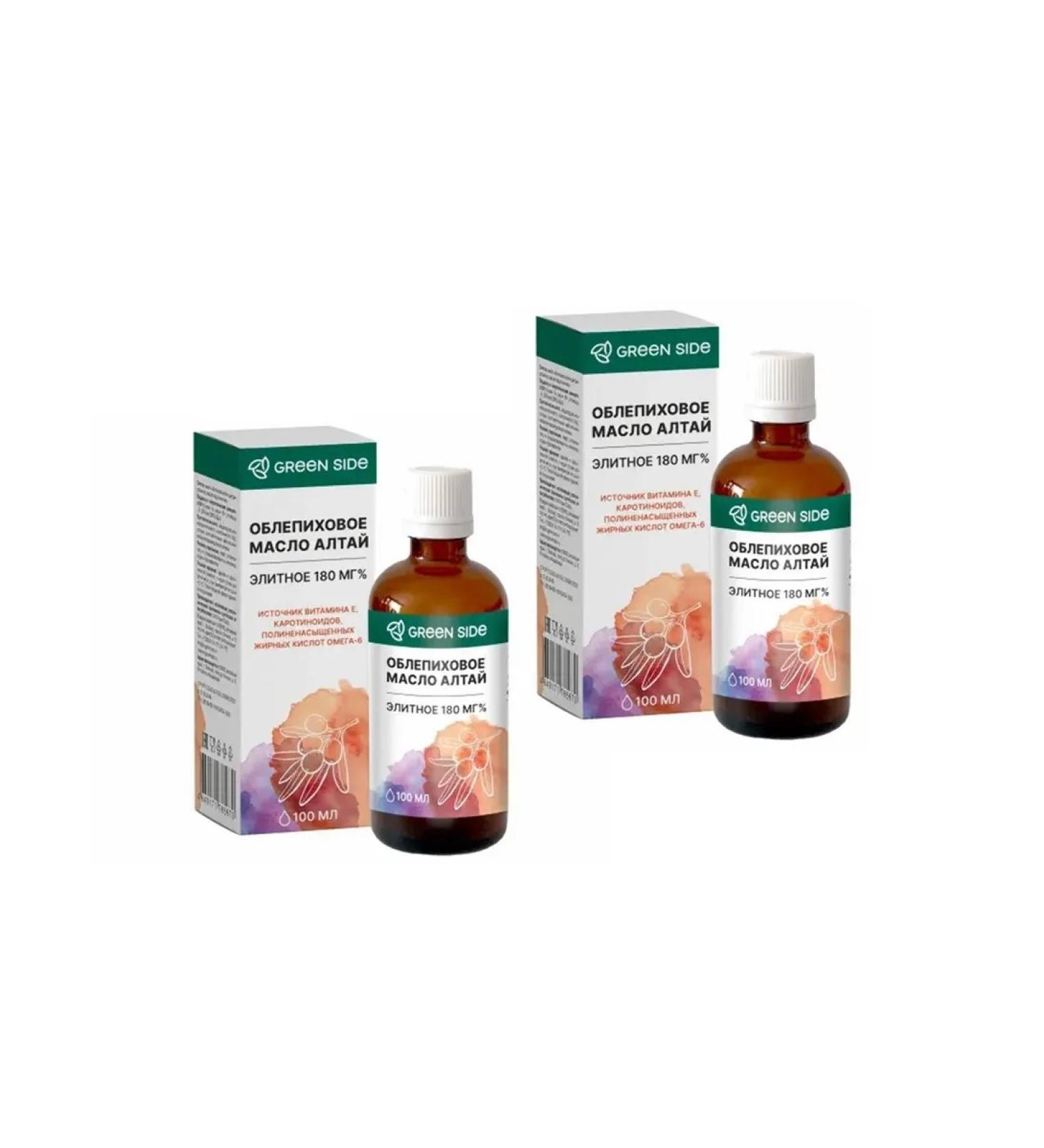 Green Side Sea buckthorn oil elite 100 ml 2 pcs