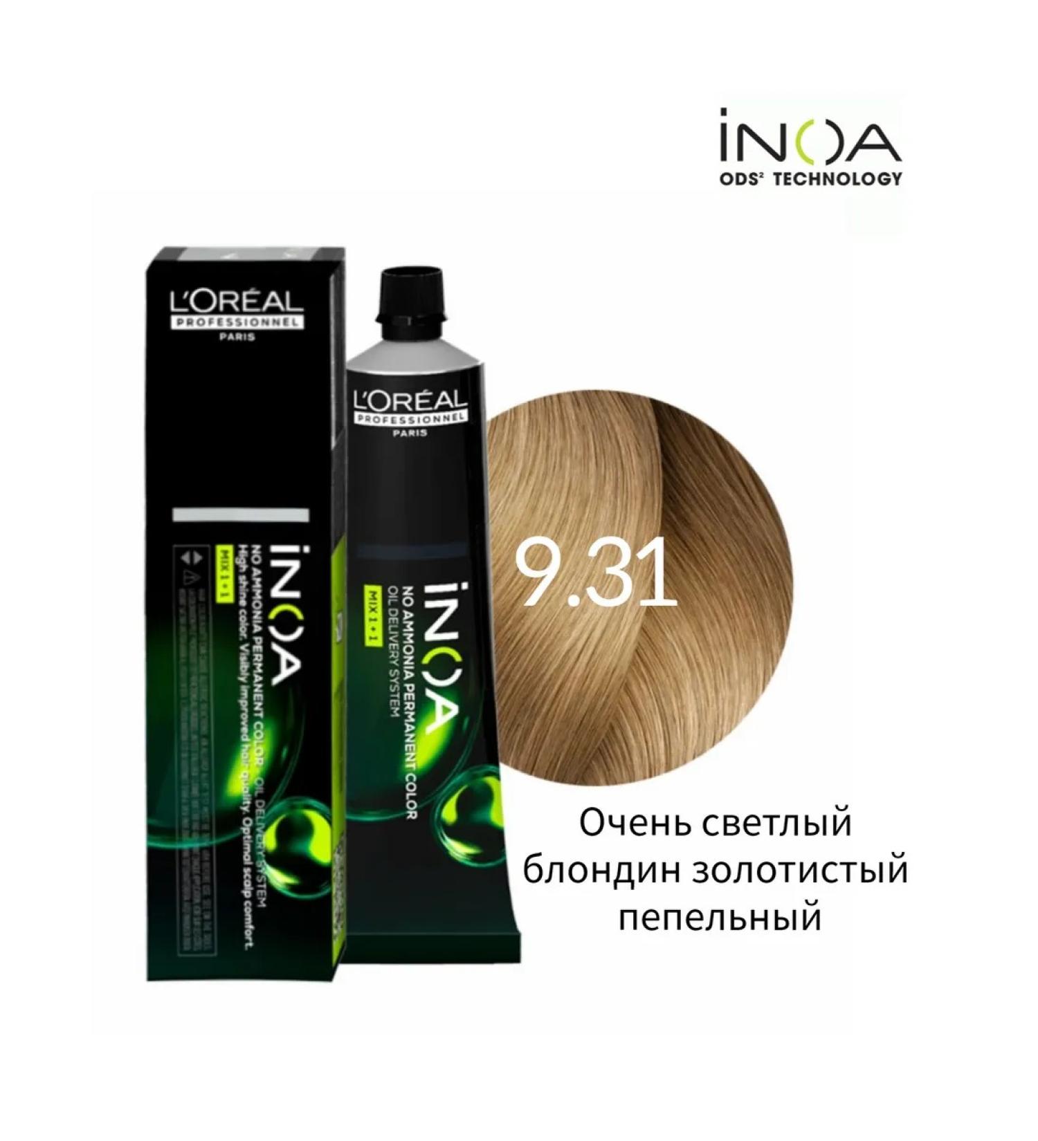 L'Oreal Professional Inoa 9.31 hair dye without ammonia inoa 60 ml - Buy Online on GoSupps.com