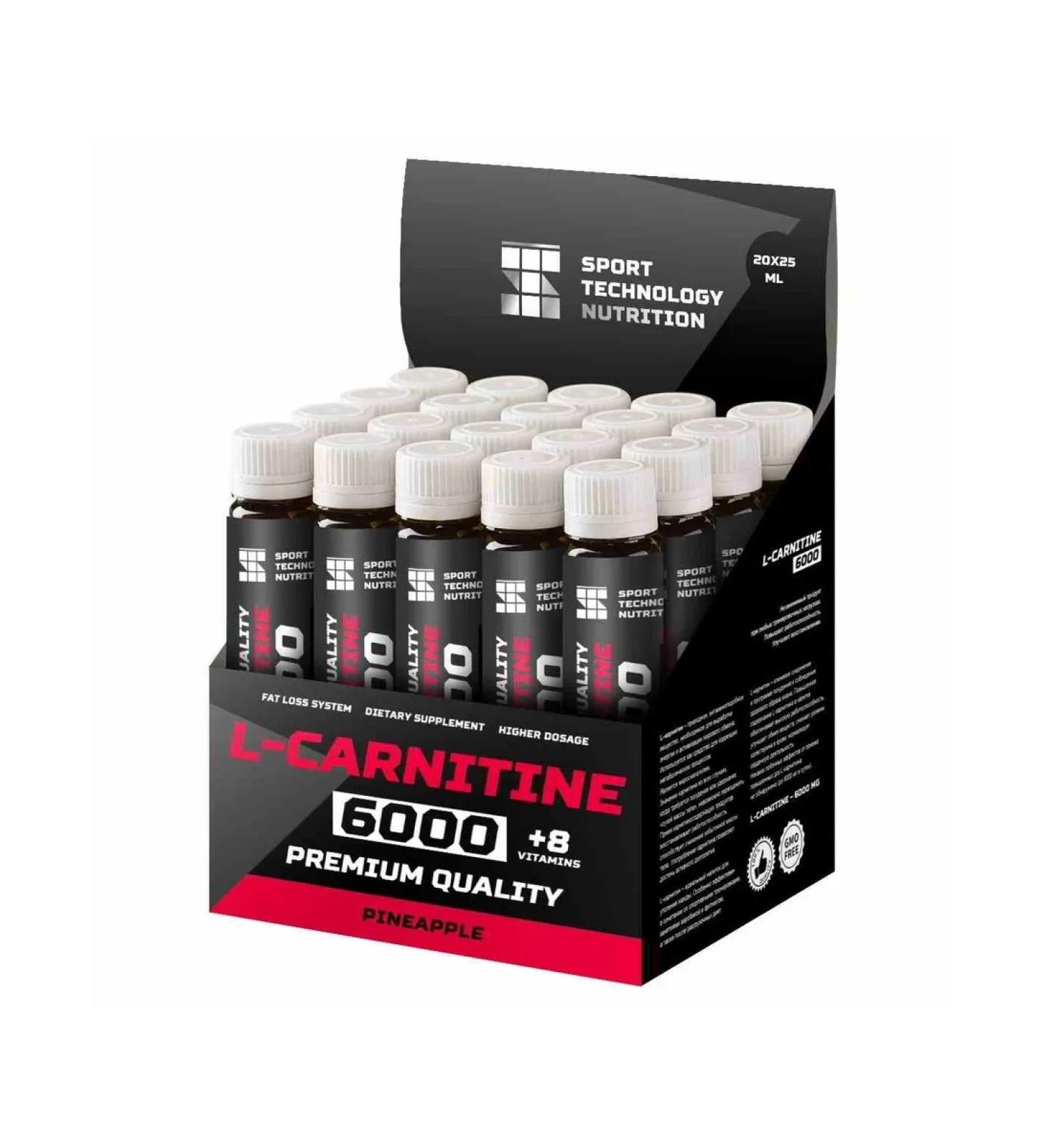 Sports technologies L-carnitine L-carnitine 6000 20 AMP pineapple