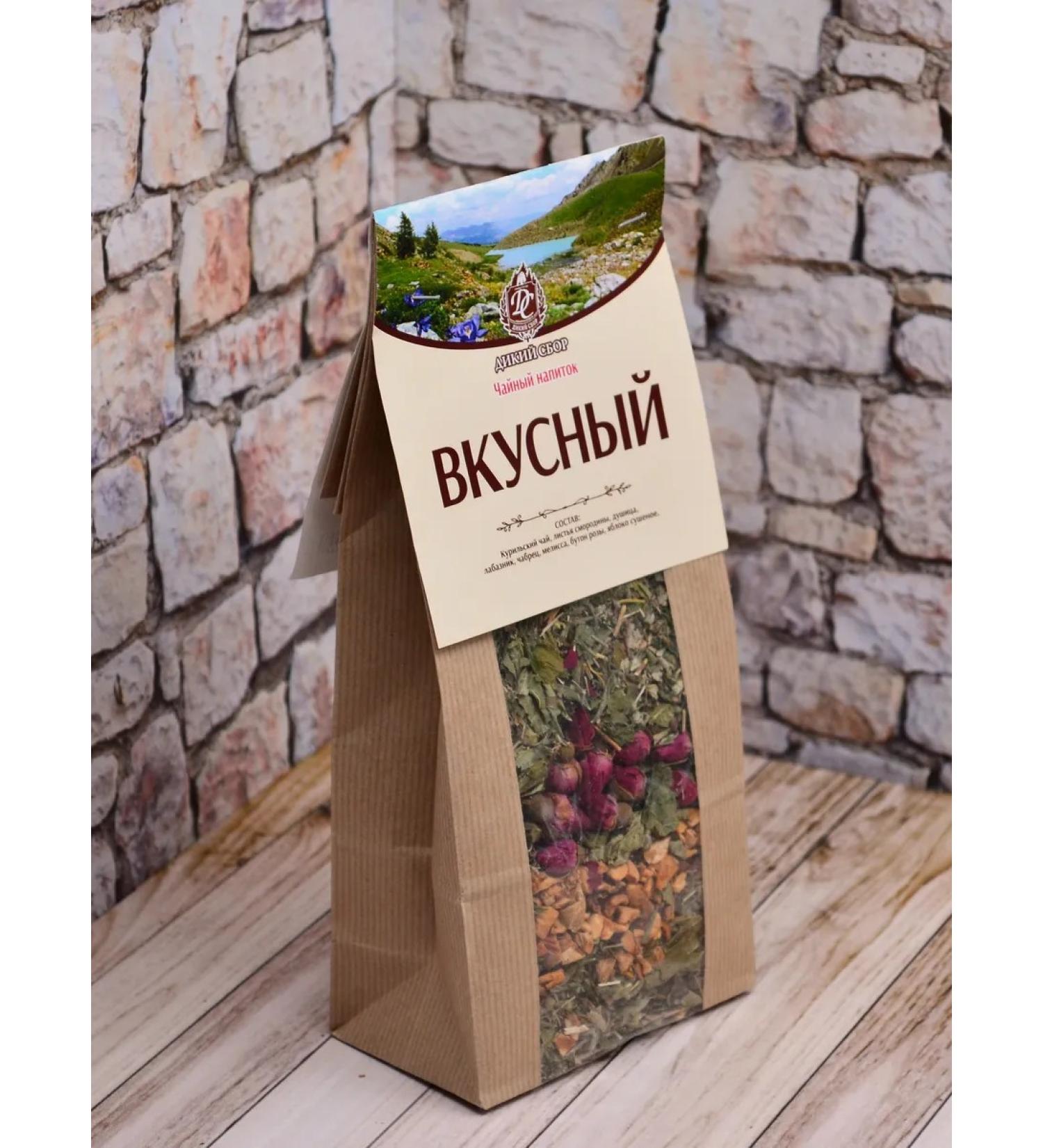 Wild Gathering Tea drink "Tasty" 100g of herbal collection
