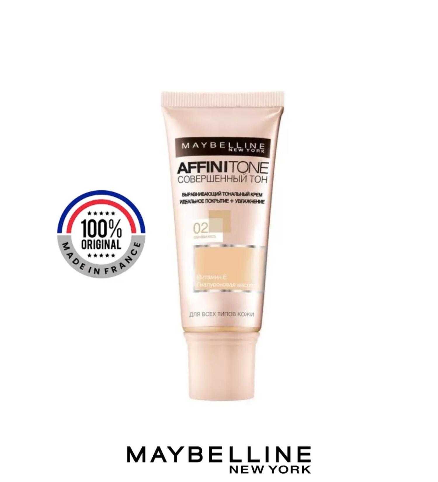 Maybelline New York Affinitone foundation tonal tone 02 - Buy Online on GoSupps.com