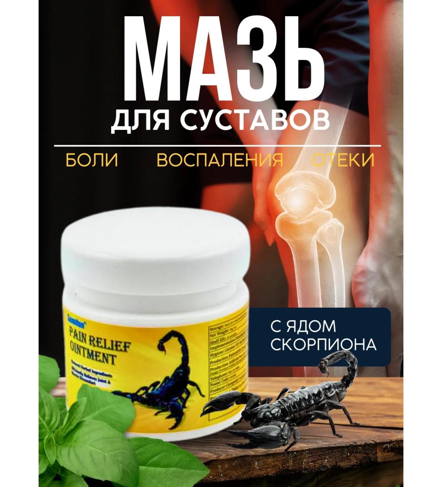 NZZSHOP Scorpio ointment for joints Chinese painkille - Buy Online on GoSupps.com