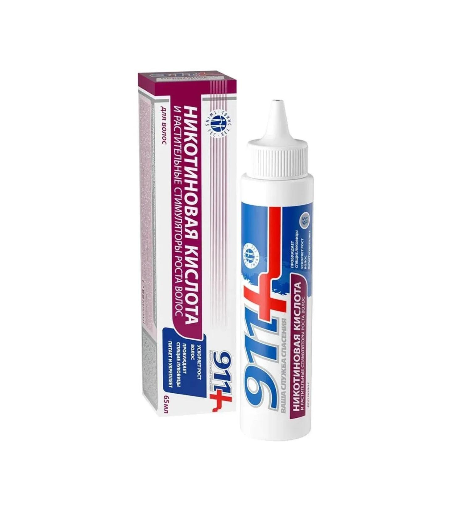 911 + Your emergency service Means for strengthening and stimulating hair growth 65ml