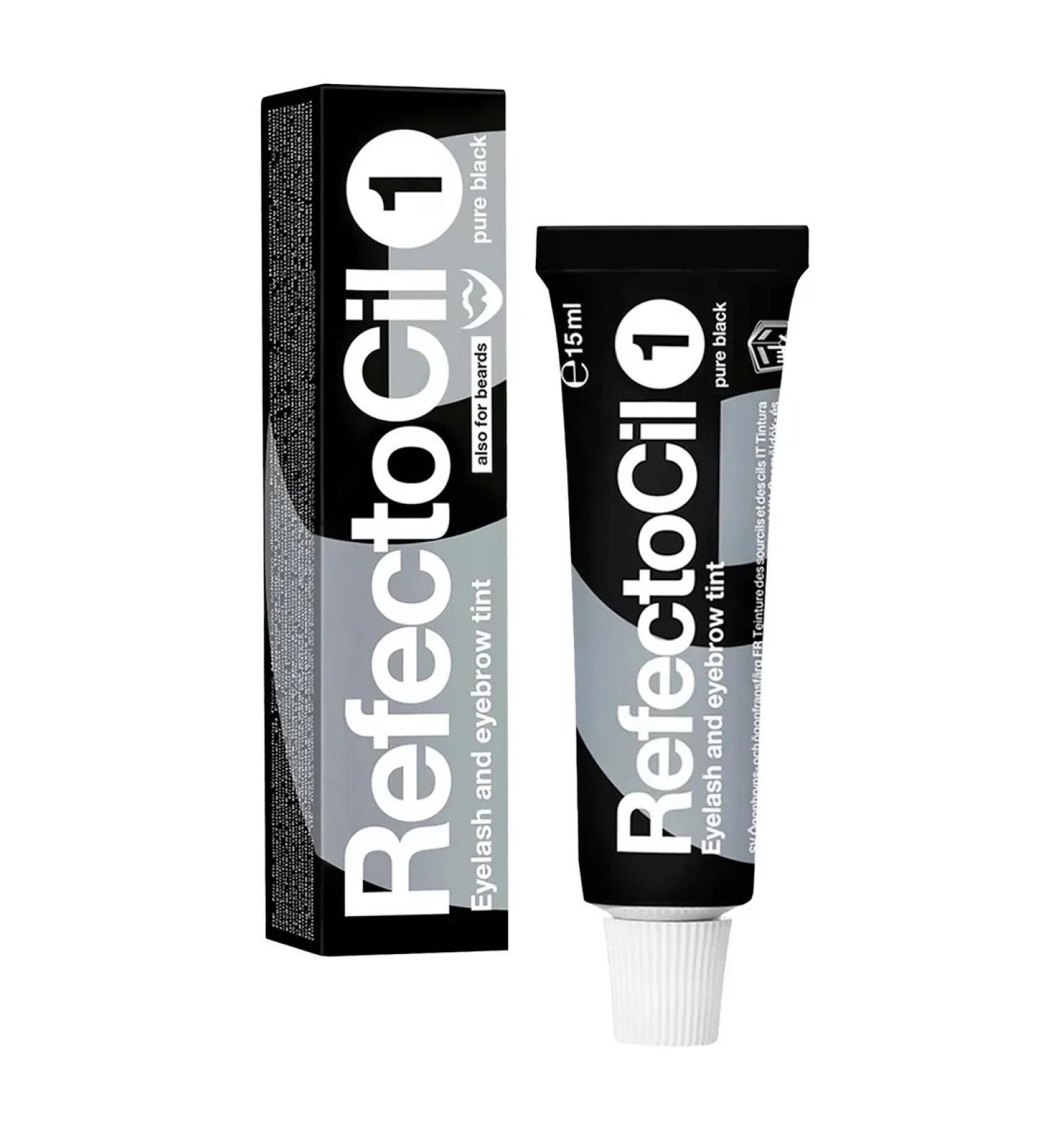 RefectoCil Paint for eyebrows and eyelashes No. 1 black 15 ml