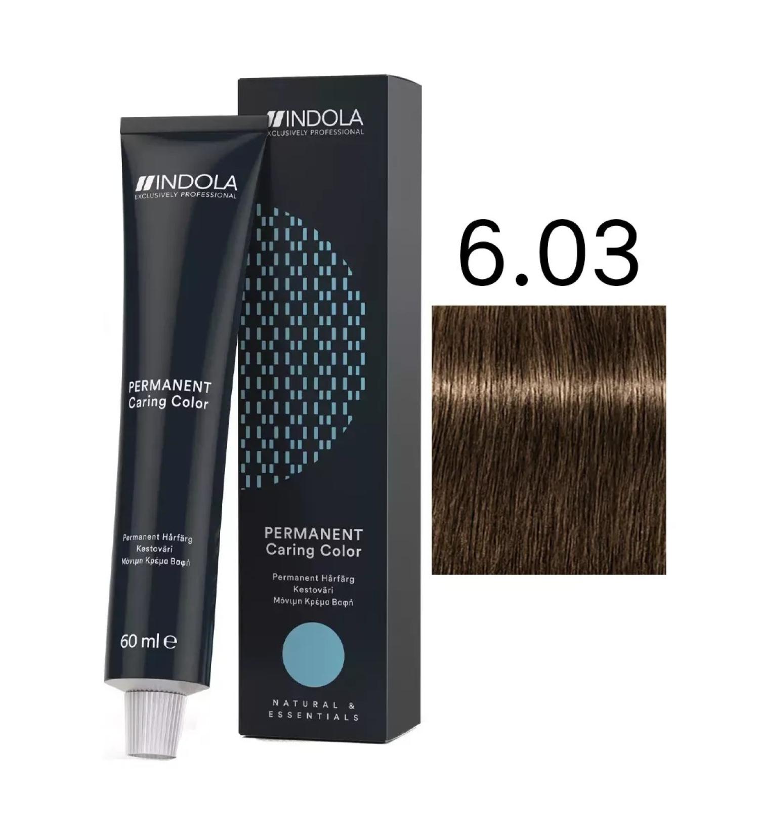 Indola Natural & Essentials 6.03 hair dye 60 ml