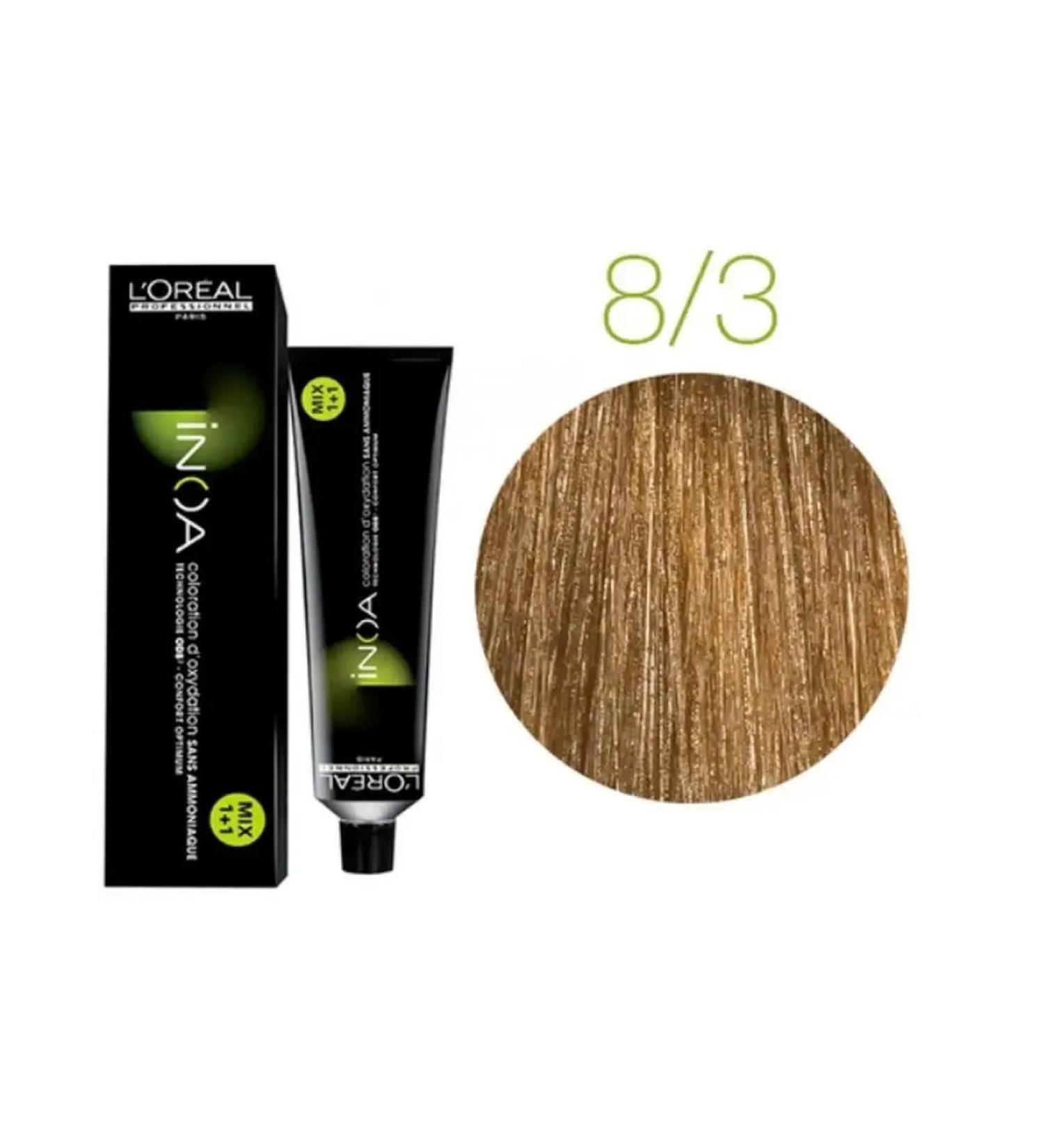 L'Or al Store Inoa 8.3 fundamental hair dye without ammonia inoa 60 ml