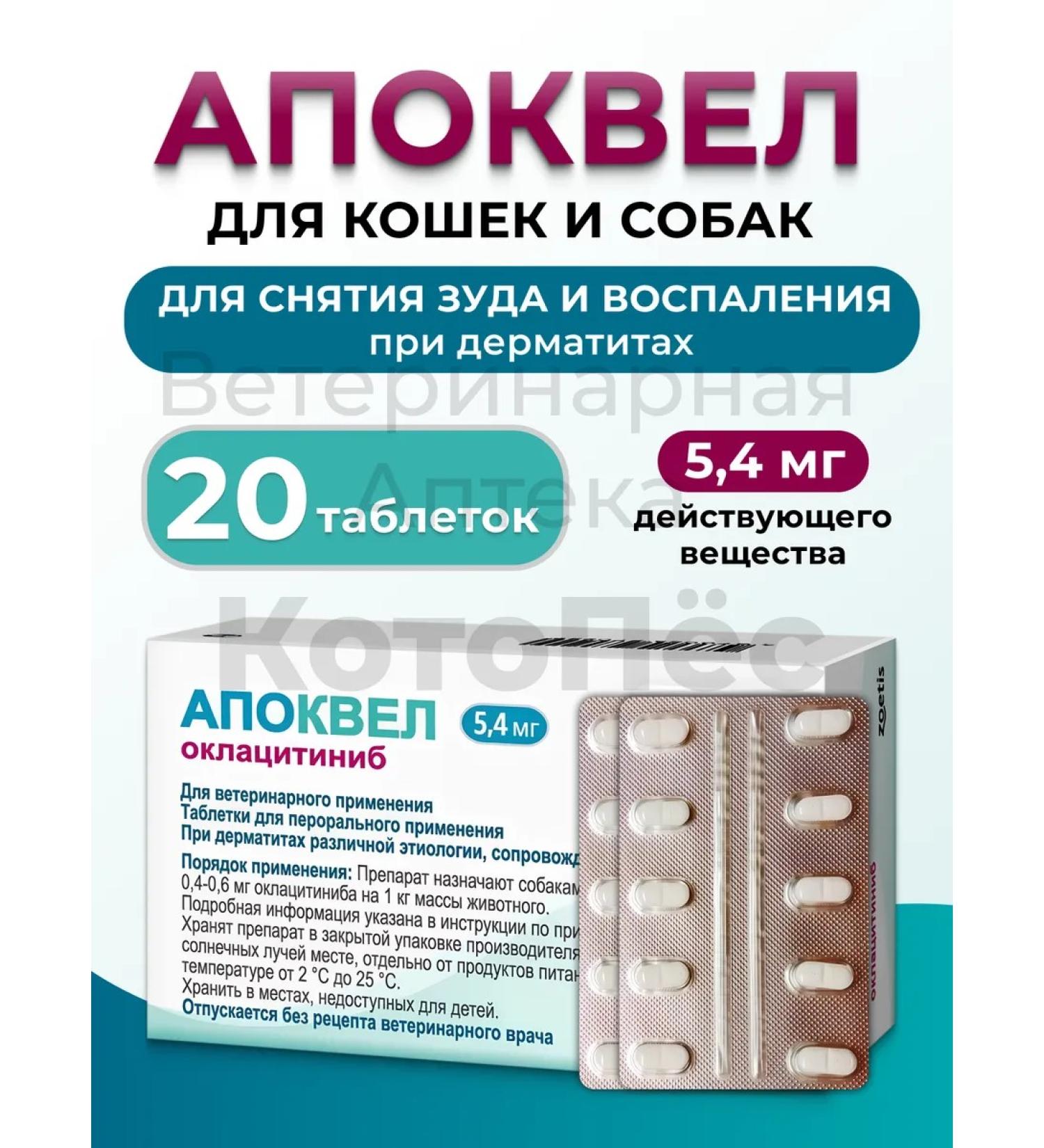 Apokevel 5 4 mg 20 tab (December 2026)