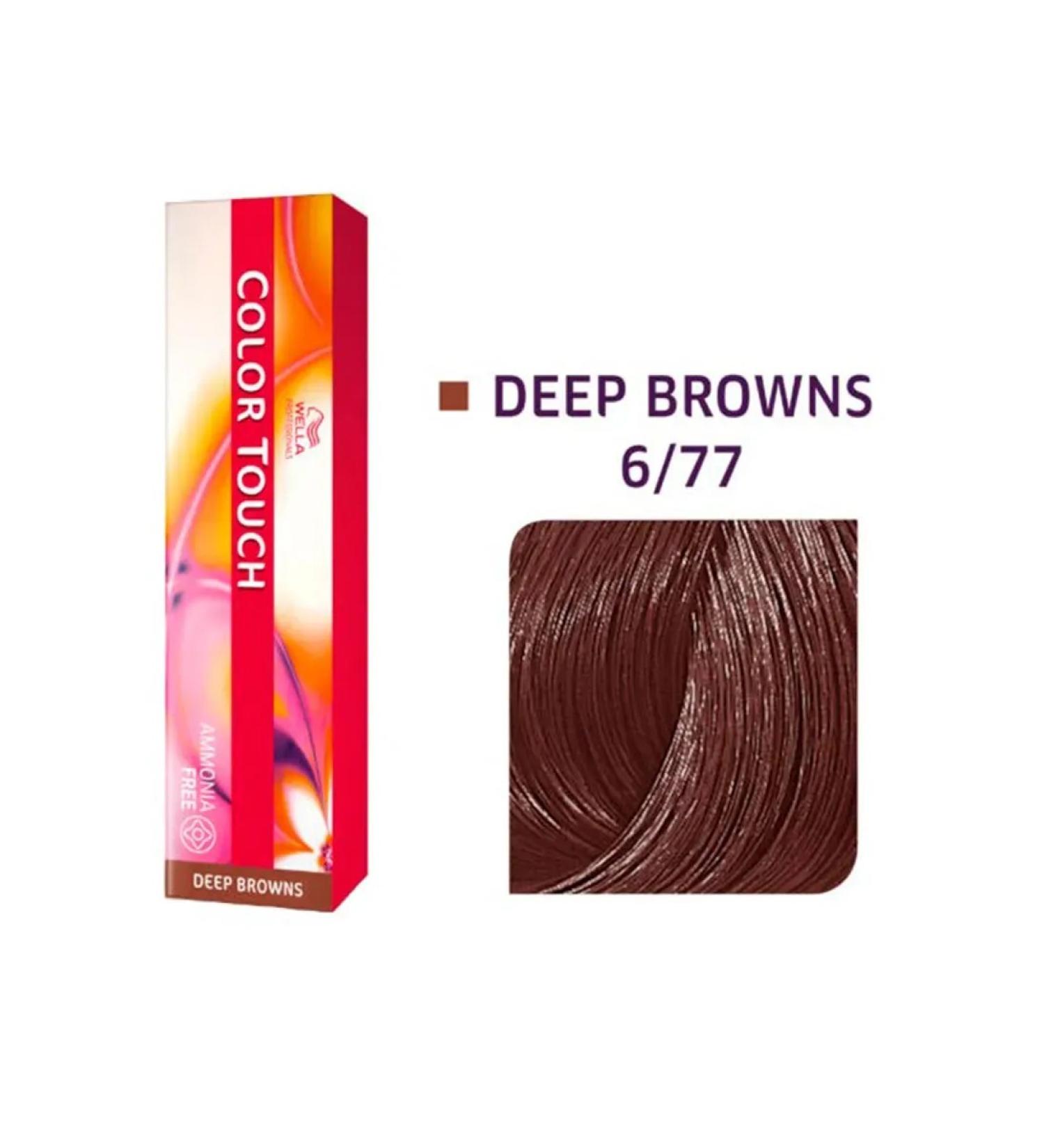 WELLA Color Touch 6 77 Deep Browns hair 60 ml