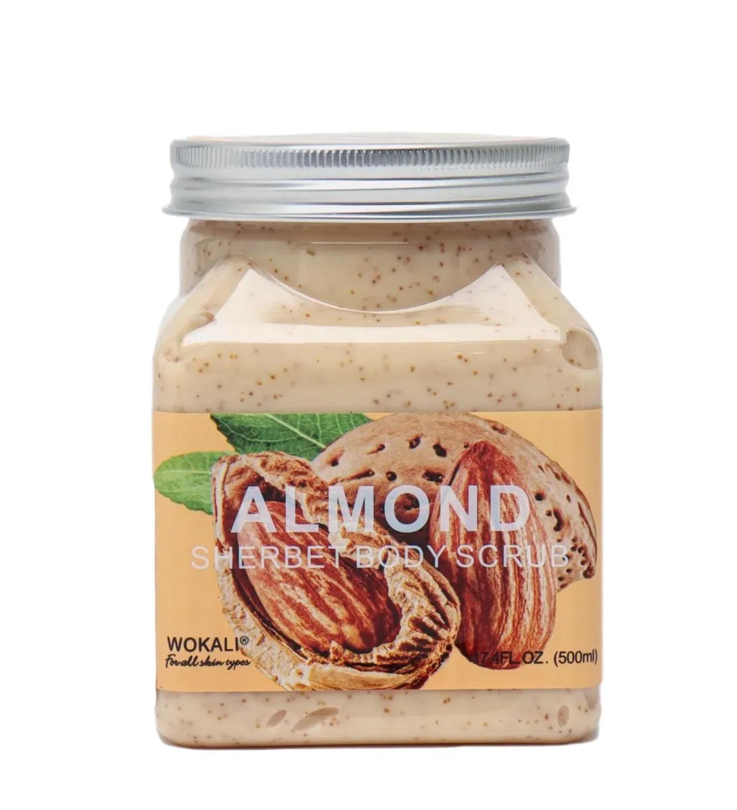 Body scrub with almond extract